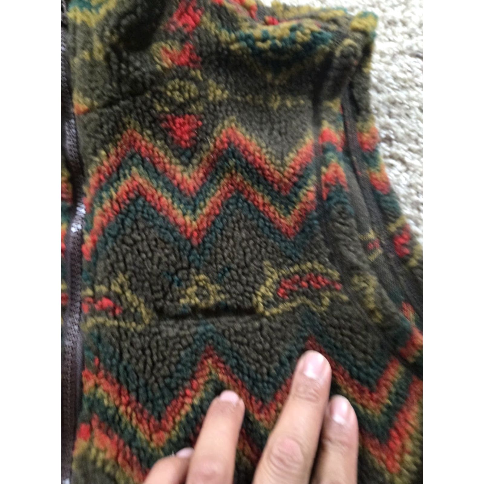 Royal Robbins VINTAGE Royal Robbins Vest Shirt Womens Small Green Aztec Southwest Full Zip Size S / US 4 / IT 40 - 3 Thumbnail
