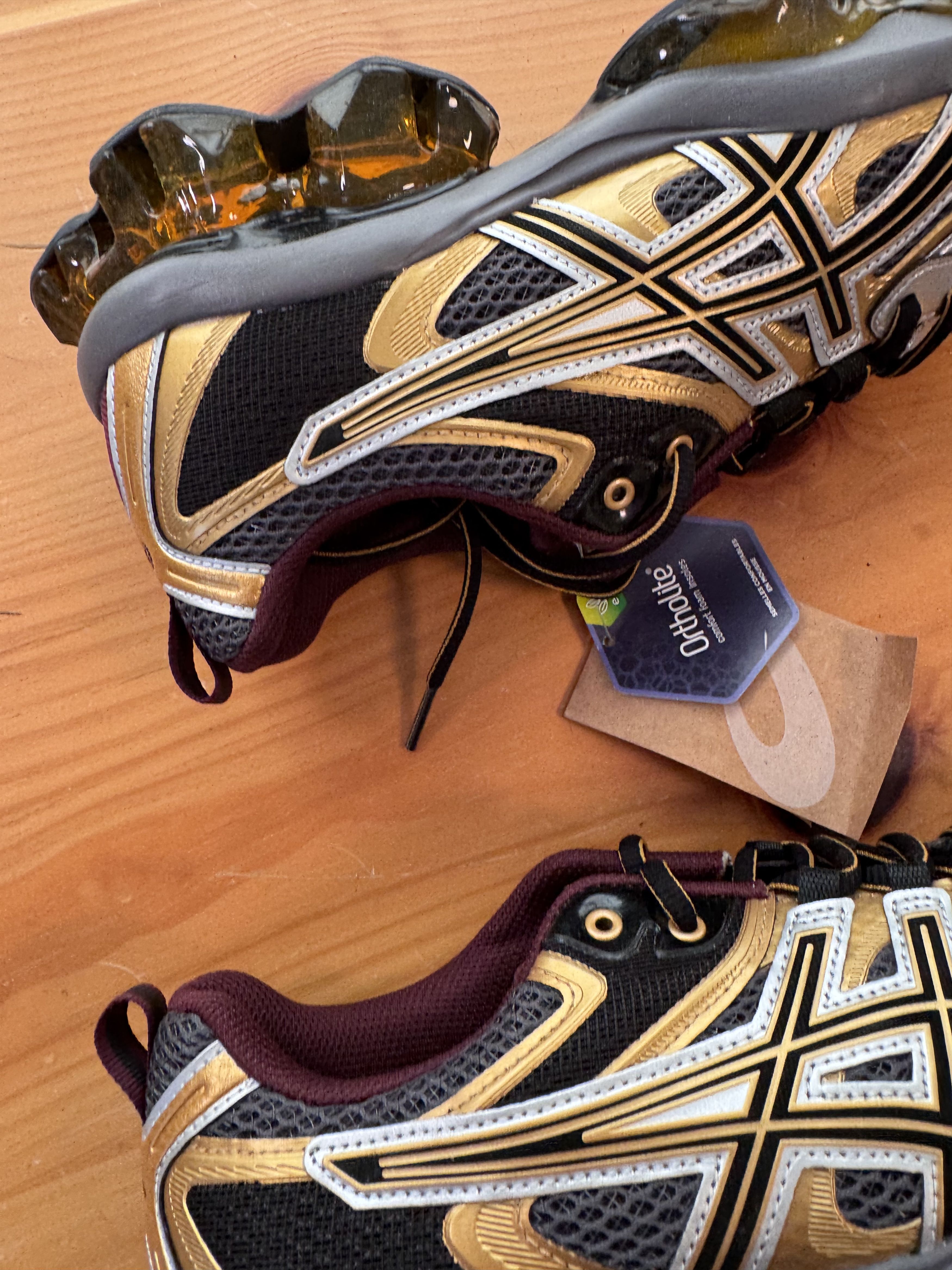Asics Asics Gel-Quantum Kinetic “Carbon Pure Gold” Sneakers Size US 9 / EU 42 - 2 Thumbnail