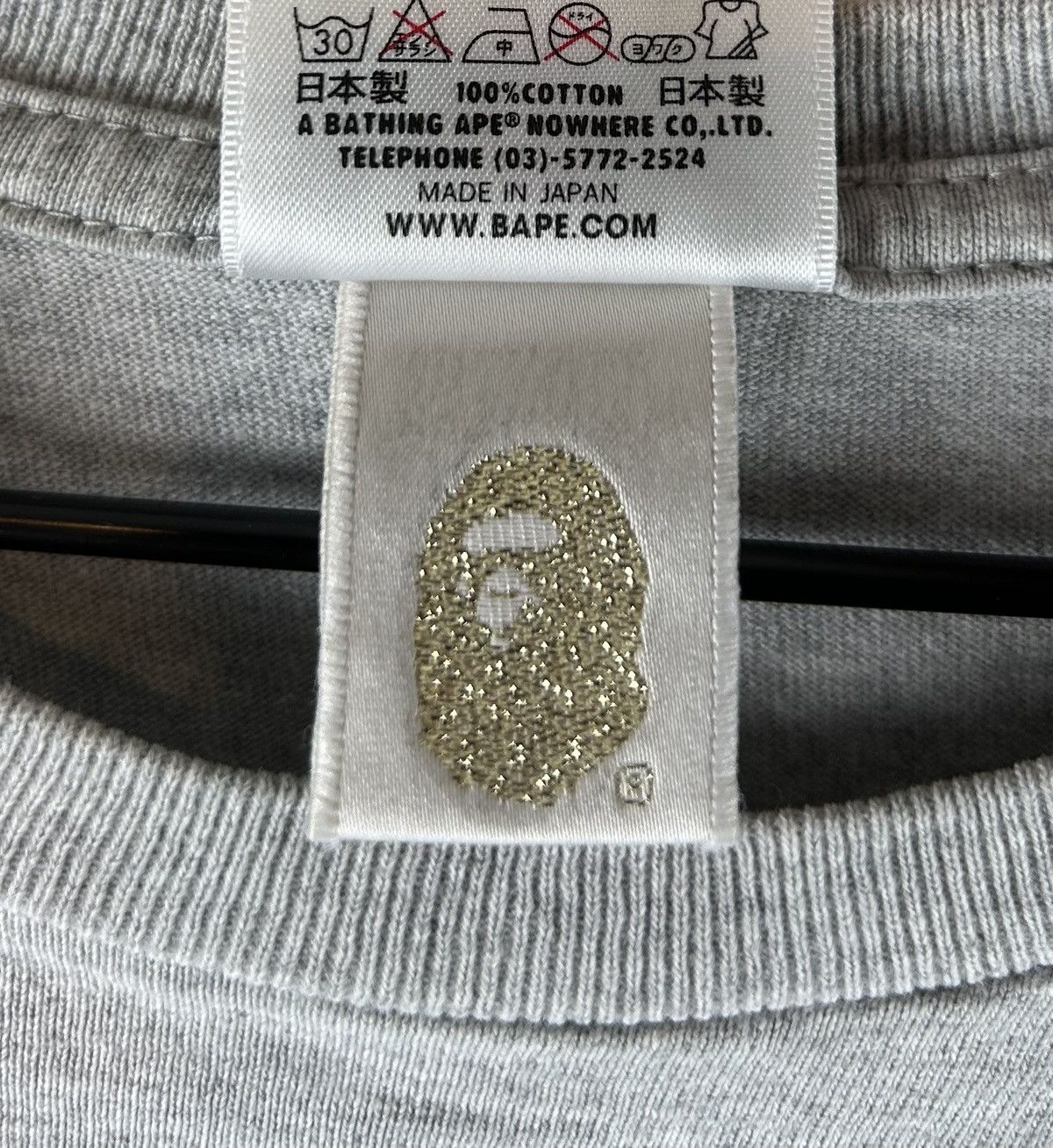 Bape Bape Back Print T-Shirt Size US M / EU 48-50 / 2 - 6 Thumbnail