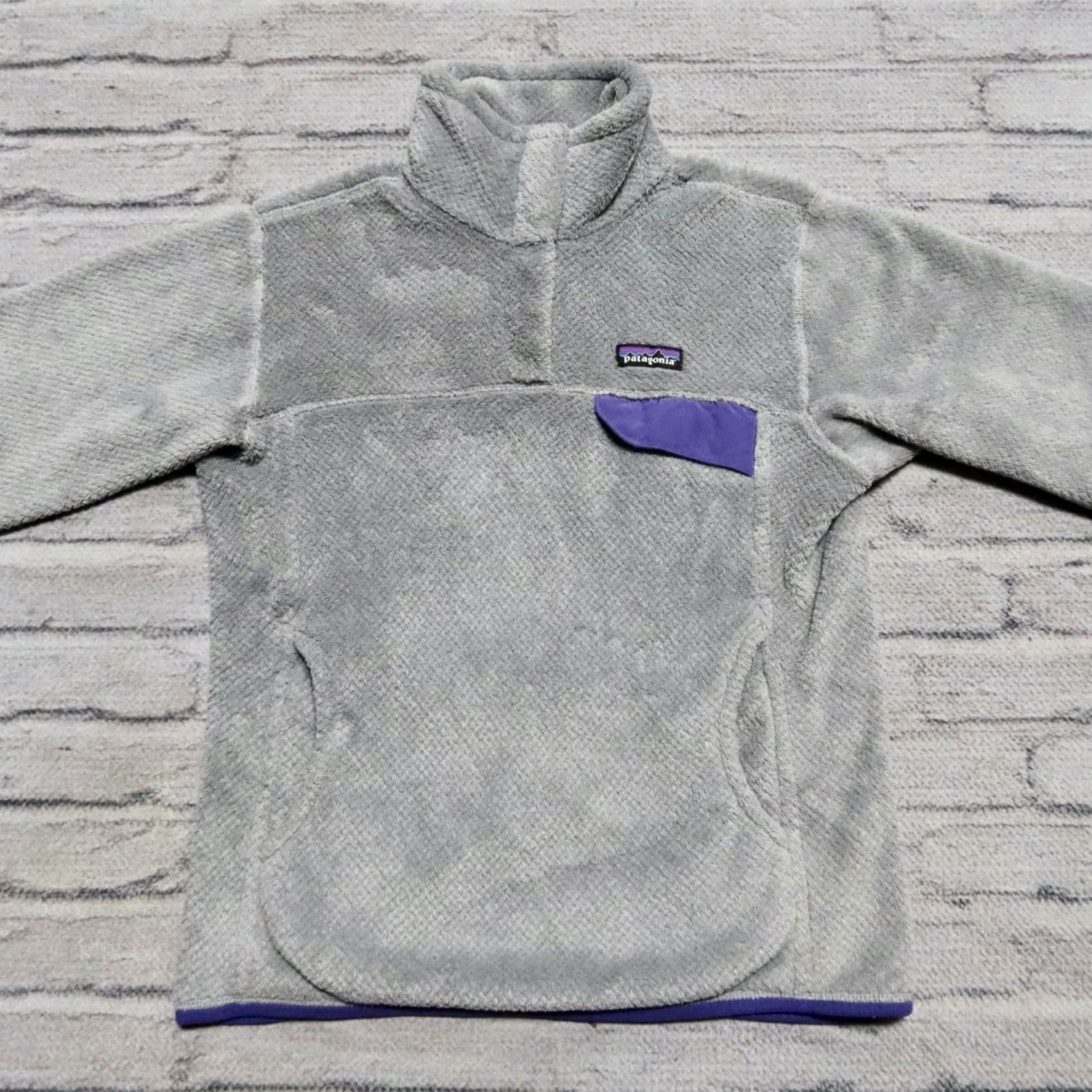 Patagonia Patagonia Re-Tool Snap-T Fleece Pullover Womens M Grey Sweatshirt Sweater Size M / US 6-8 / IT 42-44 - 3 Thumbnail