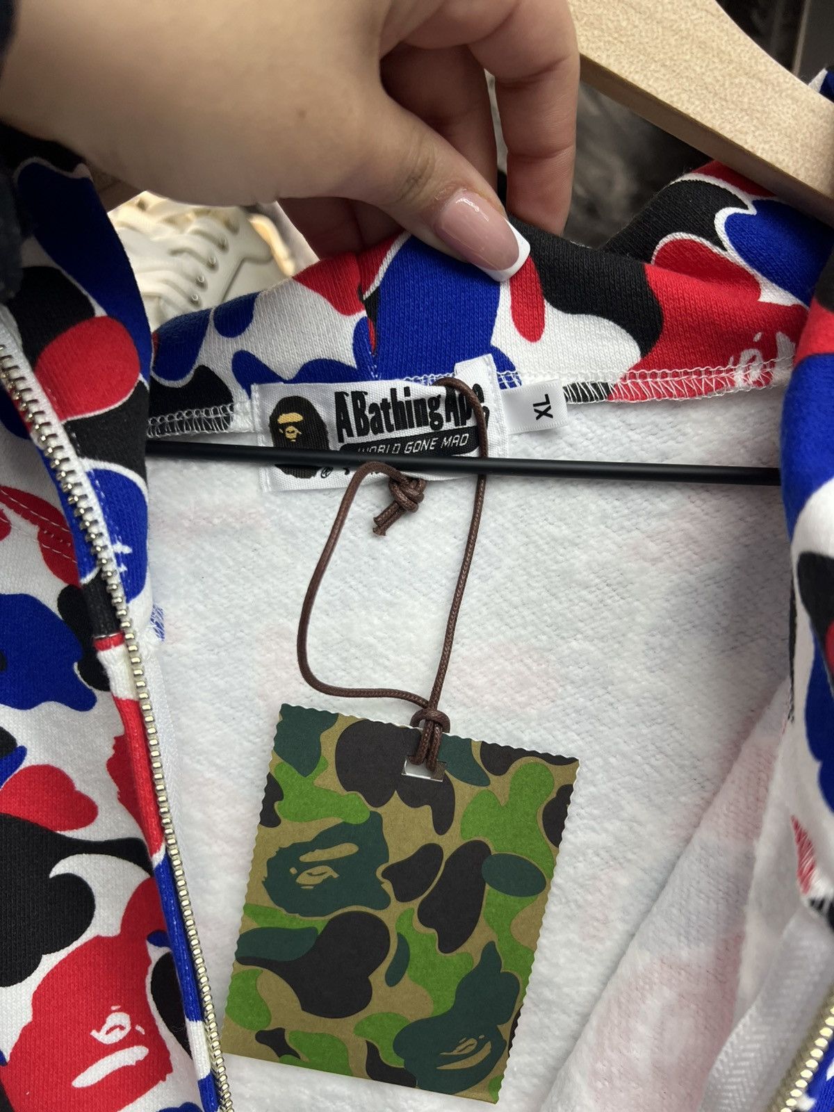 Bape Bape Full Zipper Hoodie Size US XL / EU 56 / 4 - 4 Thumbnail