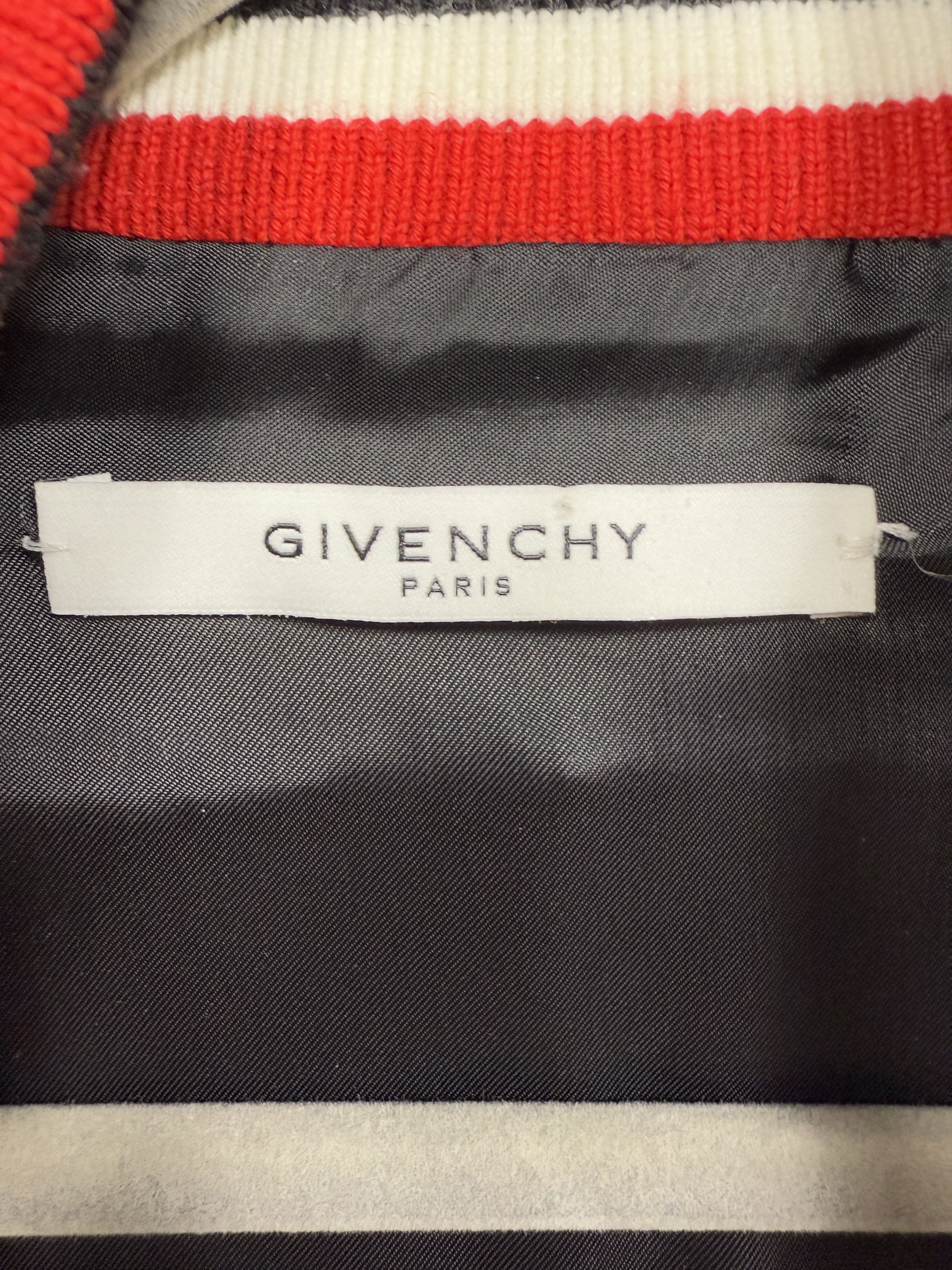 Givenchy 2017 $3.4k Givenchy Paris Leather Bomber Jacket Size US L / EU 52-54 / 3 - 3 Thumbnail