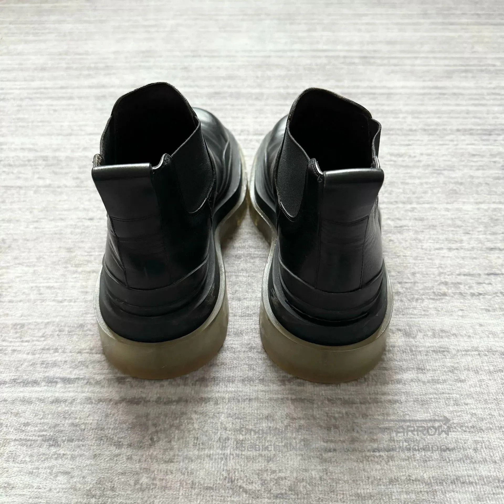 Bottega Veneta Bottega Veneta Black Platform Ankle Boots. Size US 5 / IT 35 - 4 Thumbnail