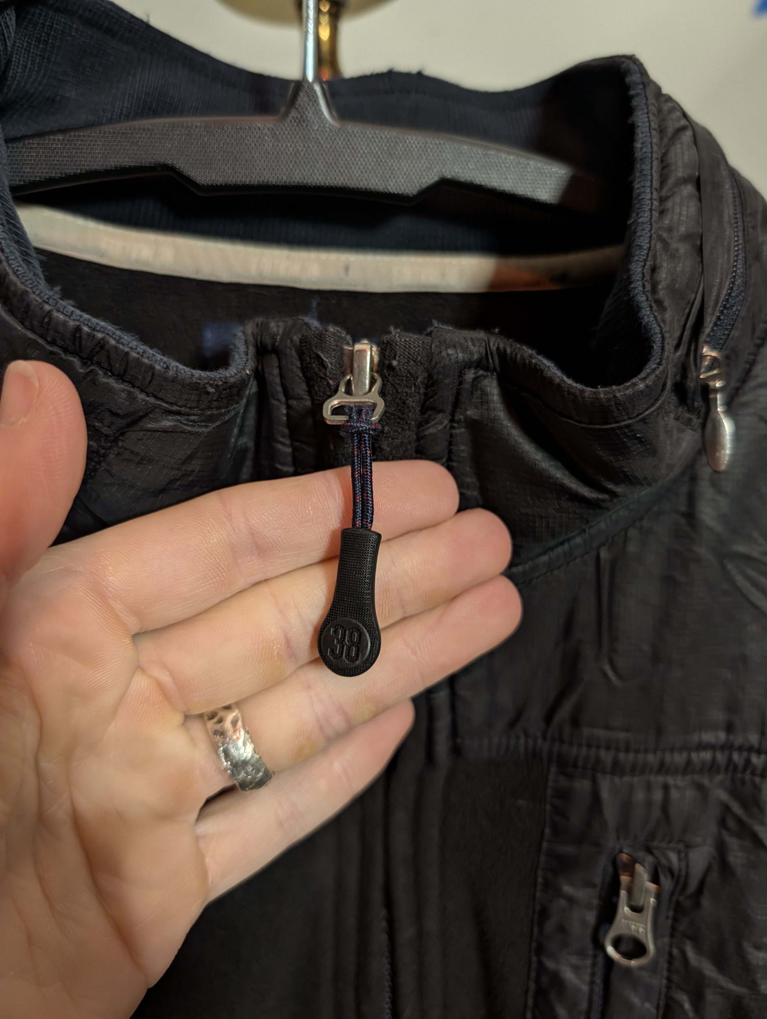 Other SCAPPINO Black Fleece Hidden Hood Zip-up Jacket Size US L / EU 52-54 / 3 - 4 Thumbnail