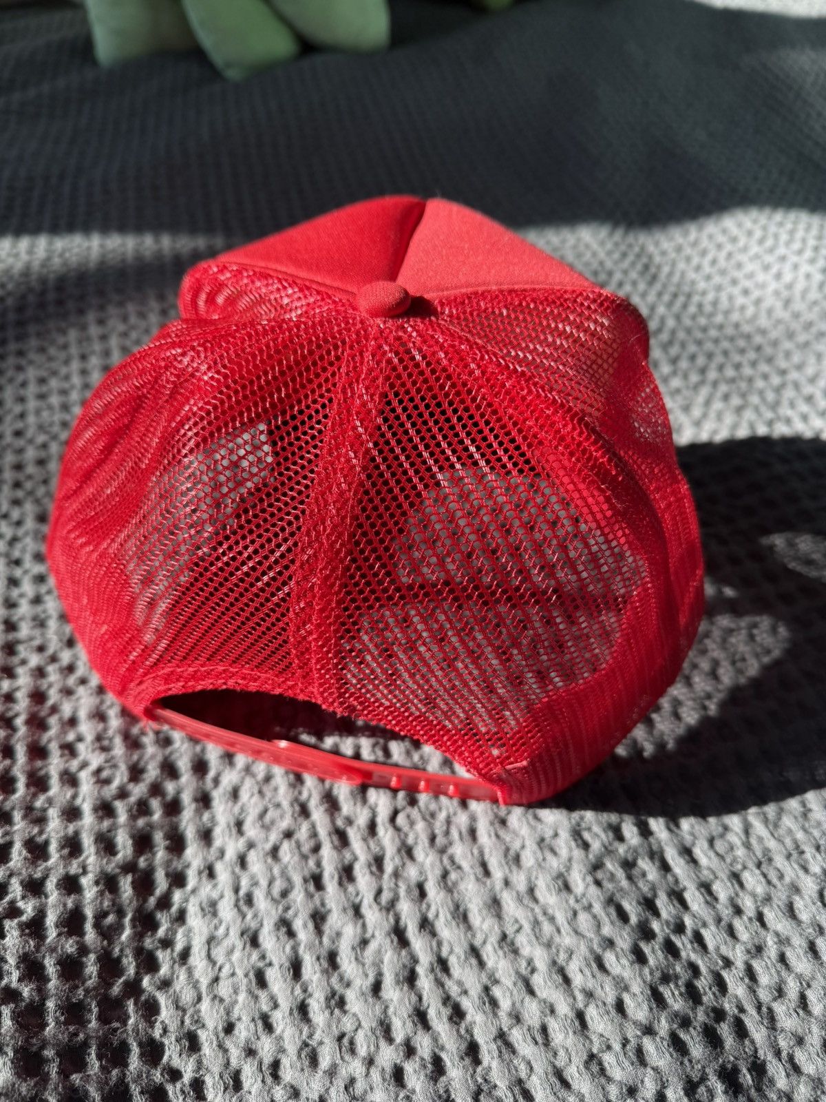 Wish Me Luck WISH ME LUCK Trucker Hat - Red - Sales and Service Size ONE SIZE - 3 Thumbnail
