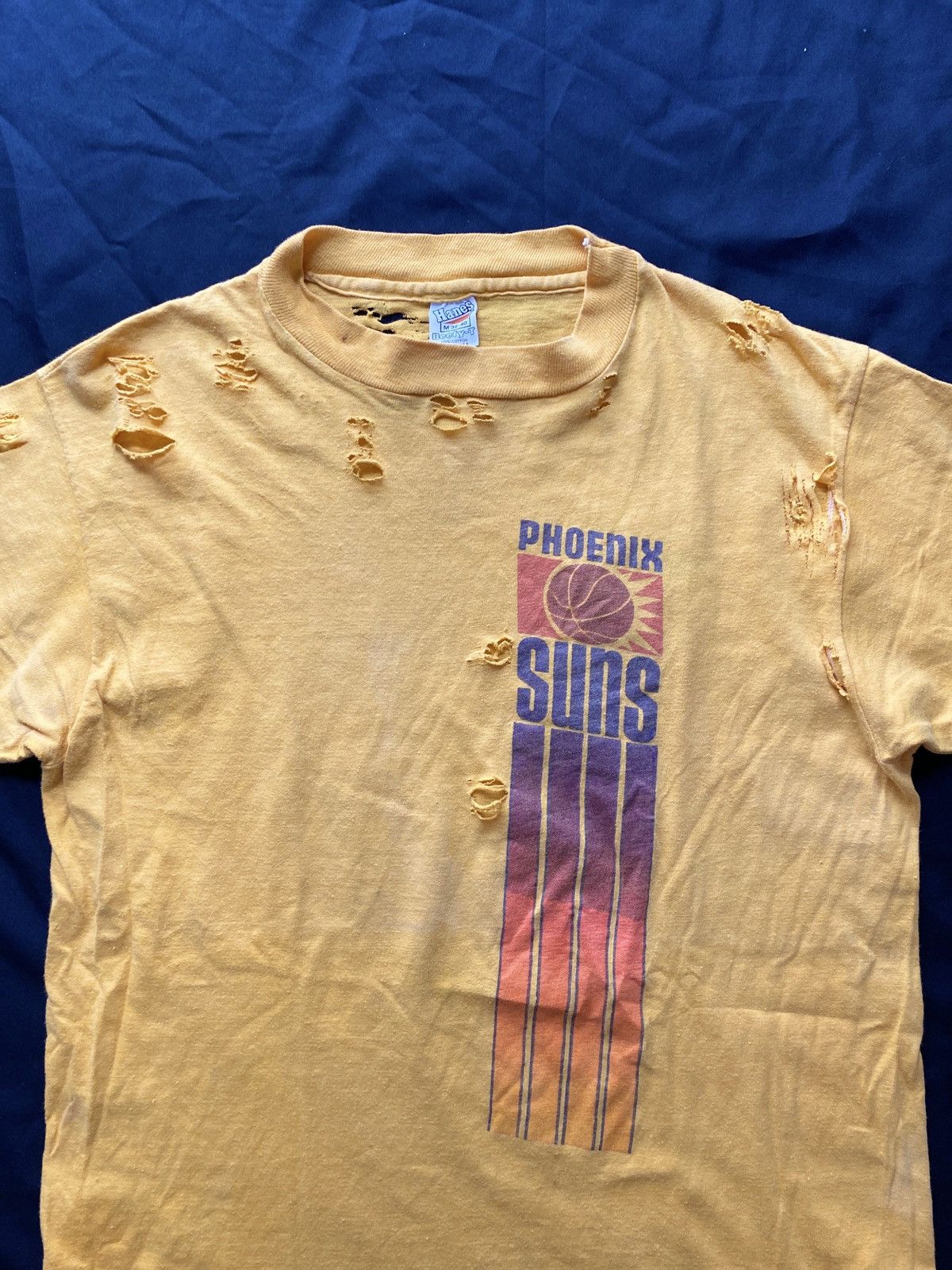 Vintage 80’s Sun Phoenix Thrashed Distressed Faded Shirt ERD Grunge Size US M / EU 48-50 / 2 - 2 Thumbnail