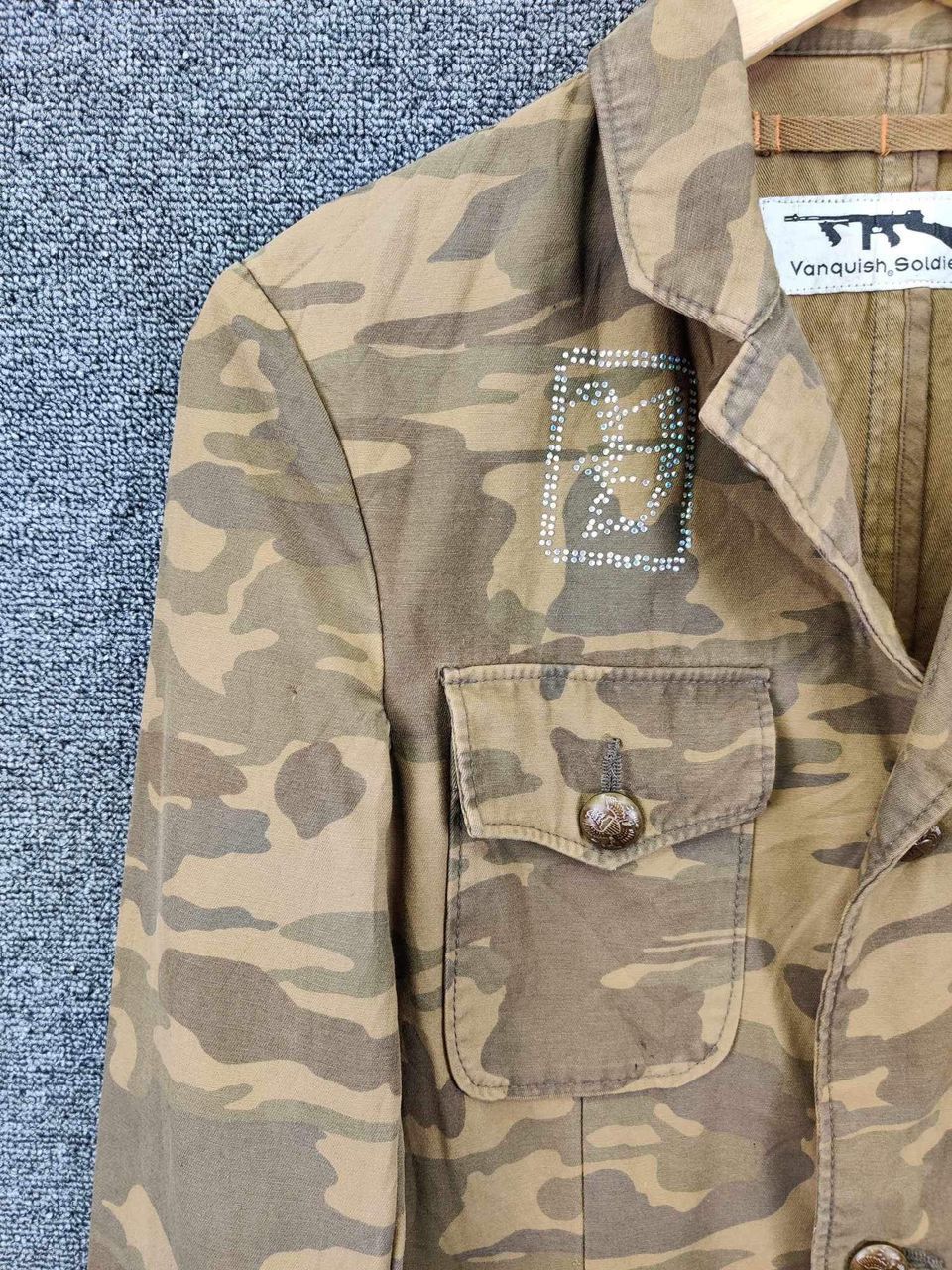 Vanquish Vanquish Soldier Camouflage Military Jacket Size US M / EU 48-50 / 2 - 6 Thumbnail
