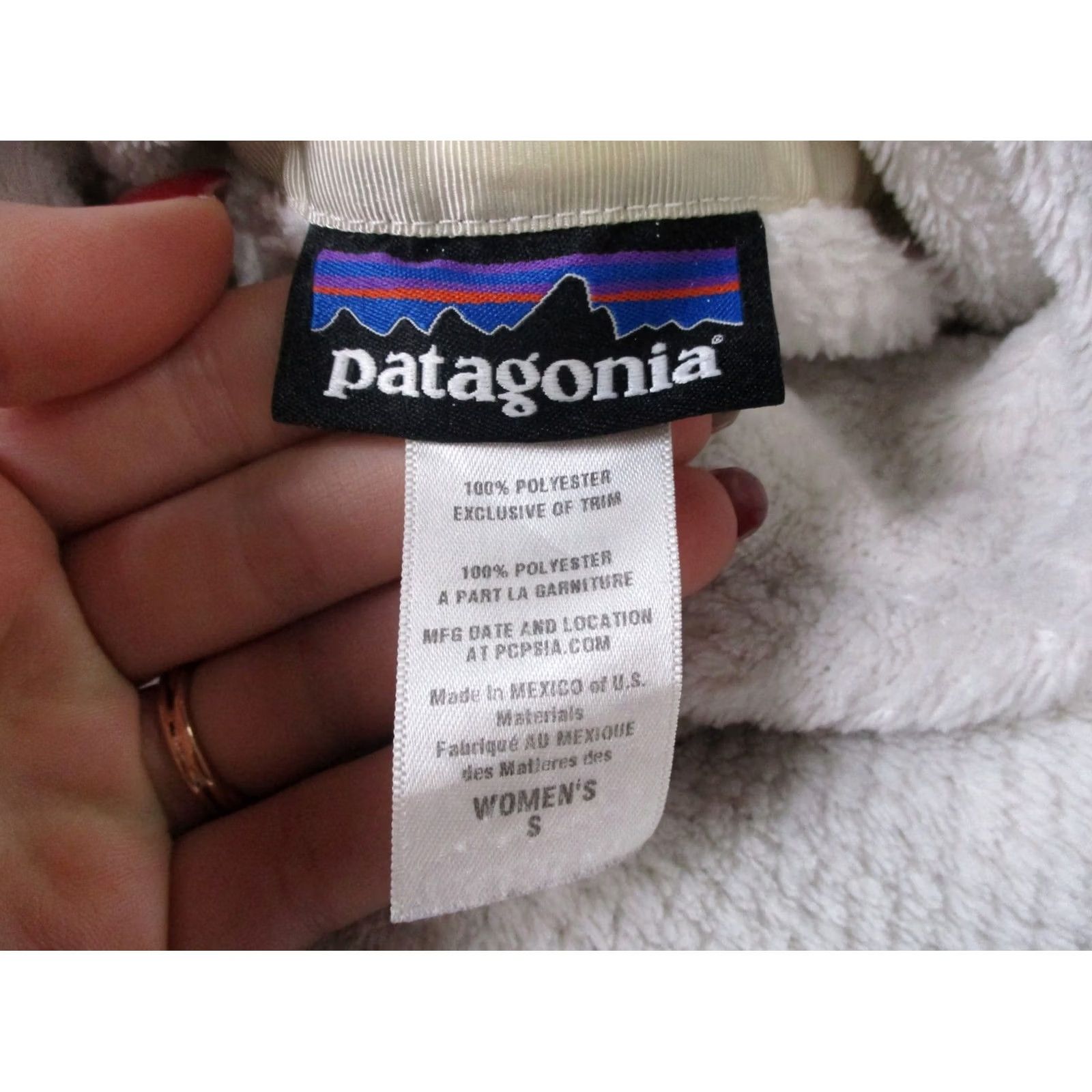 Patagonia Patagonia Jacket Women S Snap Fleece White Outdoor Casual 25442 Size S / US 4 / IT 40 - 7 Thumbnail