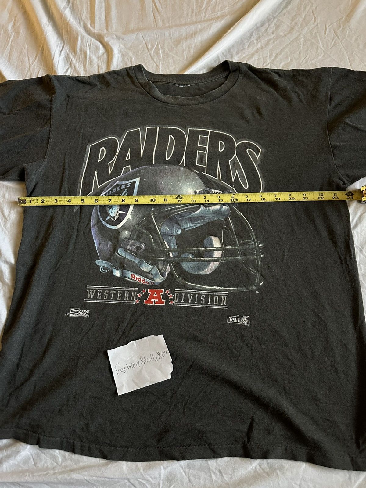 Vintage Oakland Raiders Vintage Tee Single Stitch Size US L / EU 52-54 / 3 - 9 Thumbnail