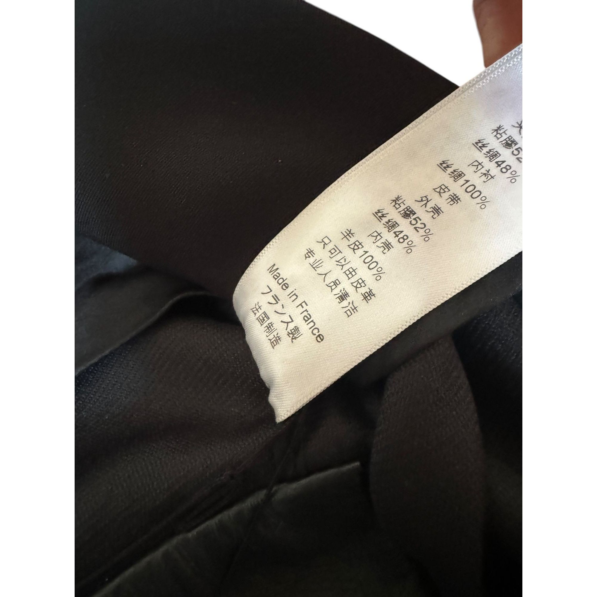 Celine Phoebe Philo Black Viscose Silk Insane Jacket Size XS / US 0-2 / IT 36-38 - 8 Thumbnail