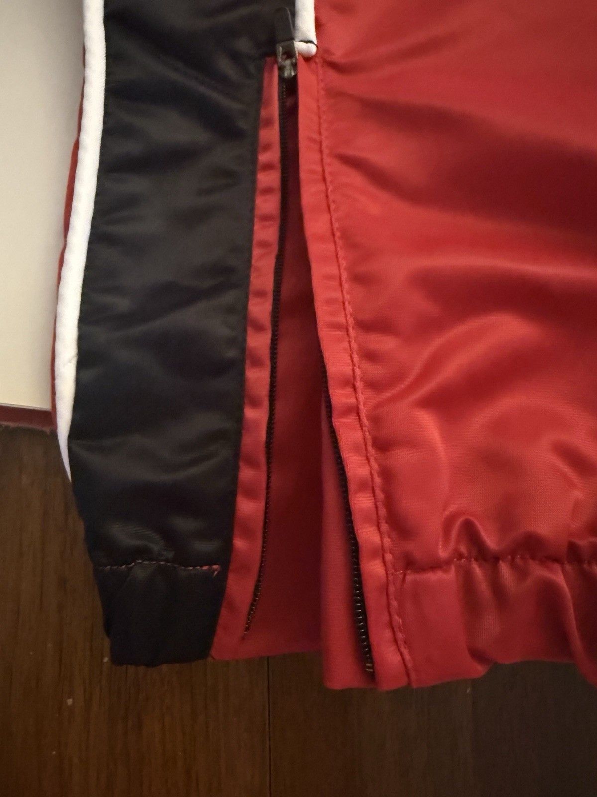 Born X Raised Red Nylon Warm Up Pants With Zipper Size Small Size US 30 / EU 46 - 5 Thumbnail