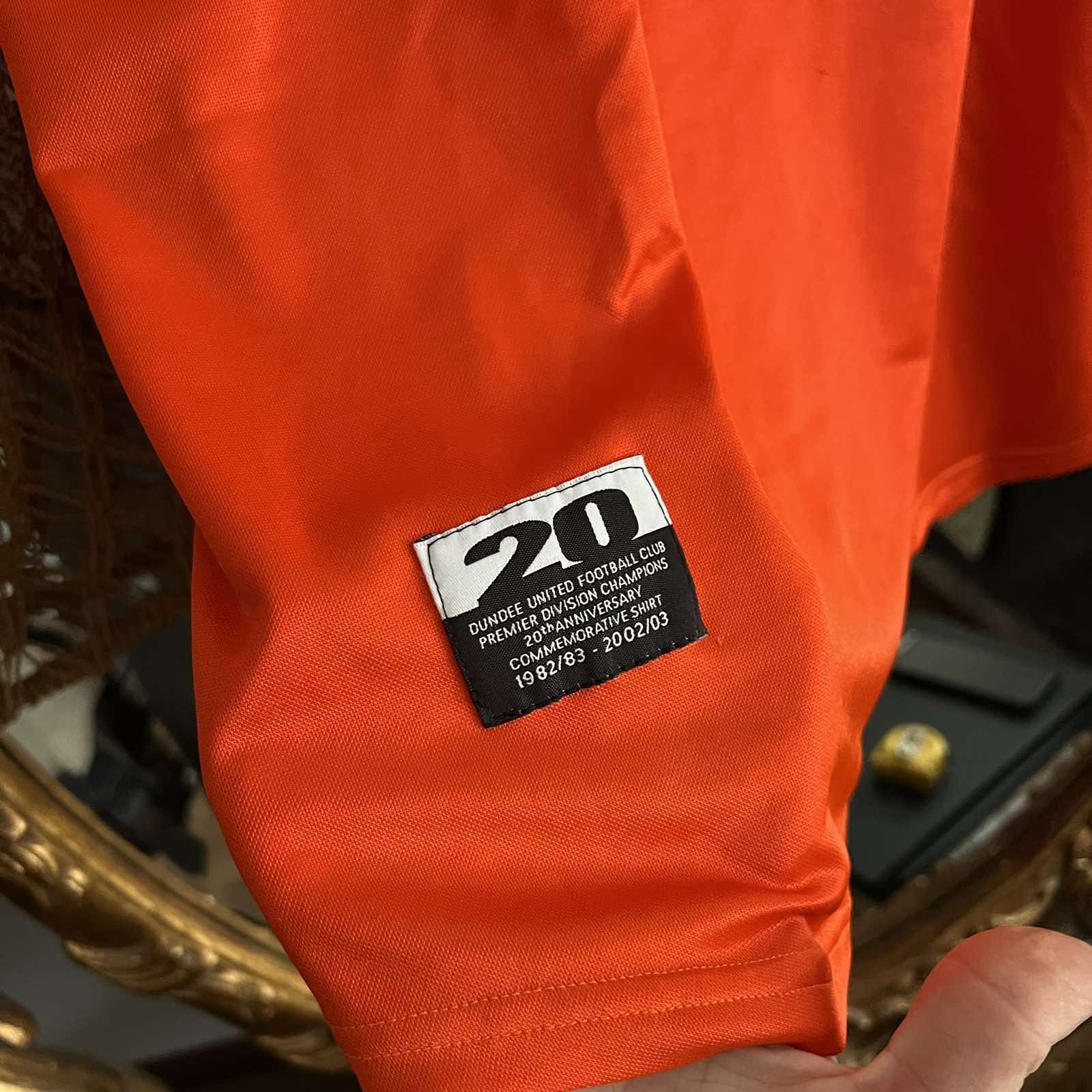 Vintage DUNDEE UNITED 2002 SHIRT FOOTBALL SOCCER JERSEY KENN ELDER Size US L / EU 52-54 / 3 - 5 Thumbnail