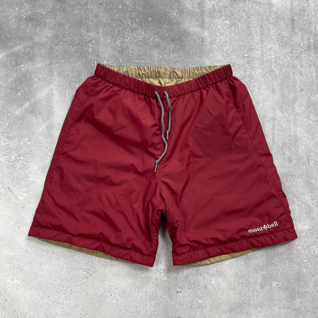 Japanese Brand × Montbell Montbell Reversible Thermawrap Shorts Women's Red/ Gold Size 26" / US 2 / IT 38 - 3 Thumbnail