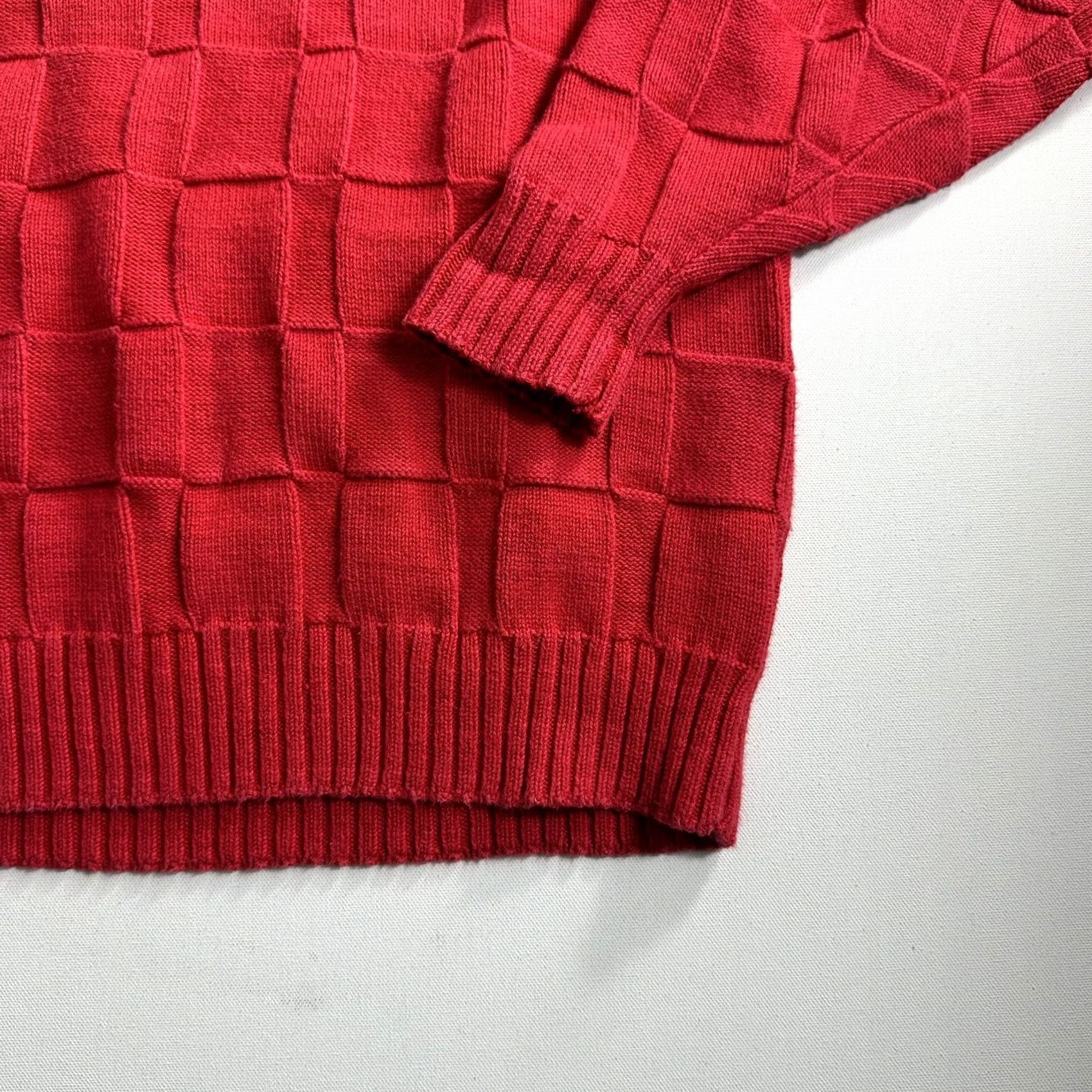 CO VINTAGE Pickering Kimberton Co Golf Club Crewneck Sweater Sportswear Mens XL red Cotton Knit Pullover Golf All Seasons Winter Summer Spring Fall Mens Size US XL / EU 56 / 4 - 3 Thumbnail
