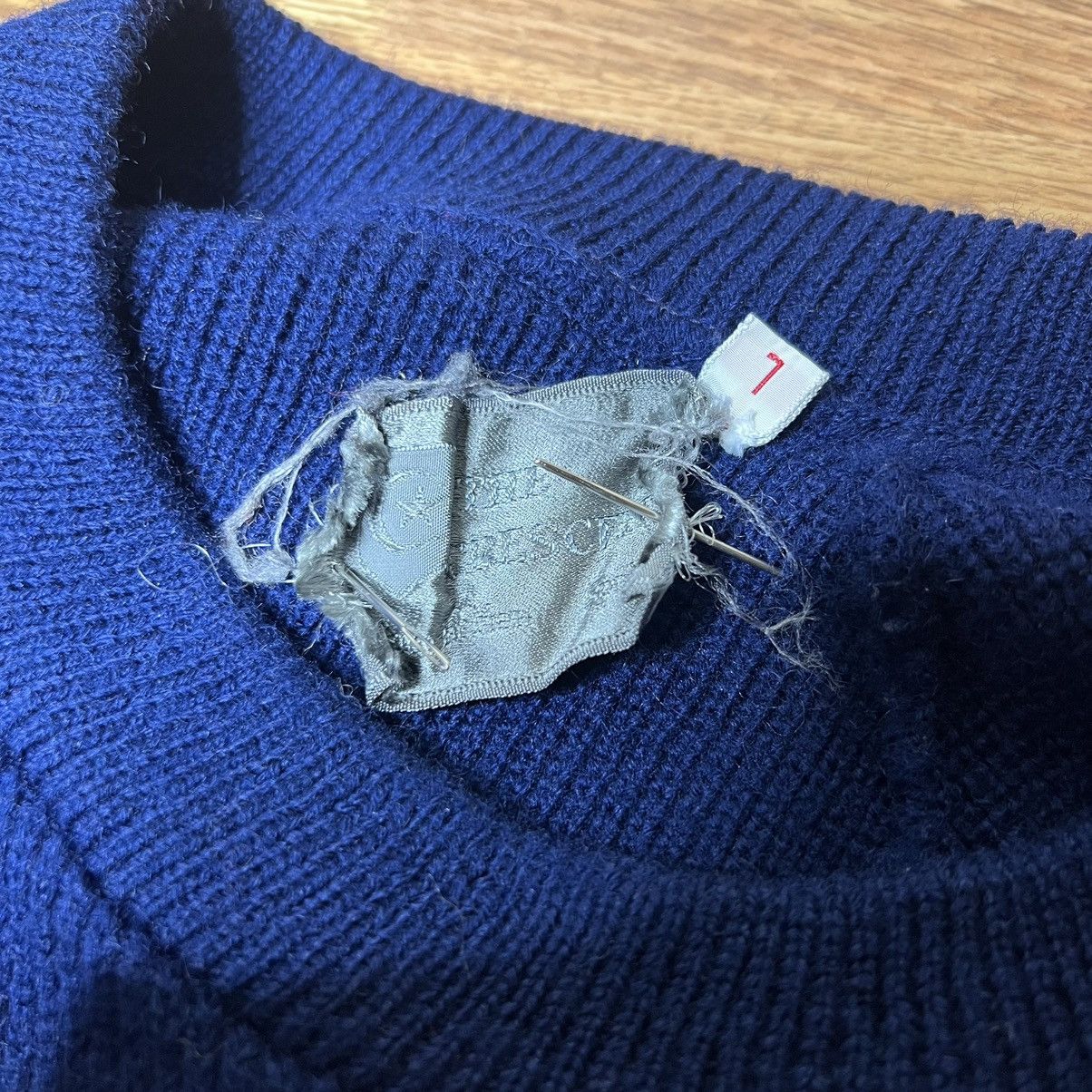 Vintage American Vintage 50s 60s Wool Sweater Small Size US S / EU 44-46 / 1 - 5 Thumbnail