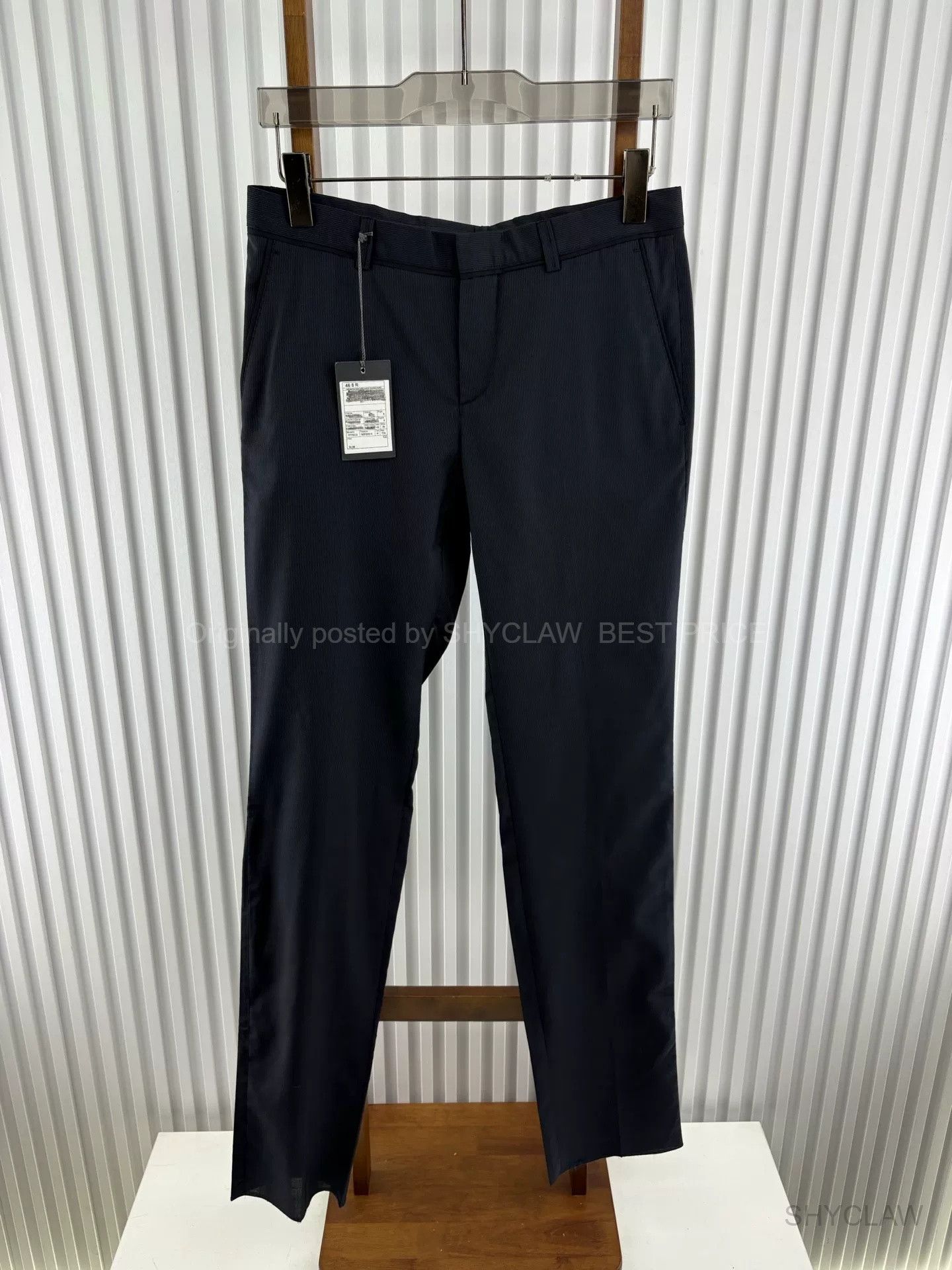 Z Zegna Z Zegna 100% Wool Dress Trousers BFAJDEF441 Size US 34 / EU 50 - 1 Thumbnail