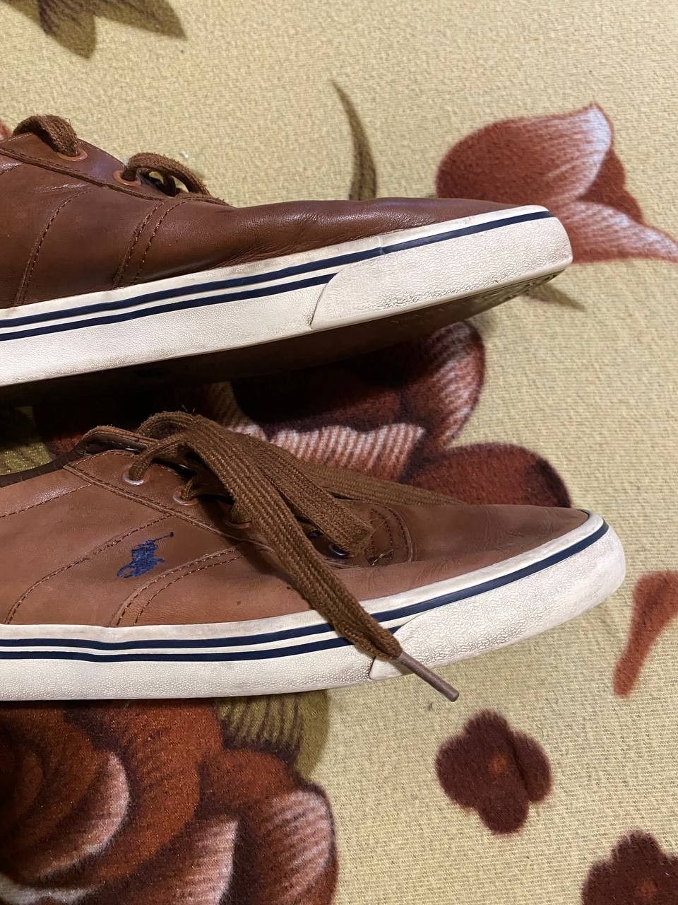 Polo Ralph Lauren Ralph Lauren Polo Tan Up Western Leather Sneakers Shoes Size US 10 / EU 43 - 8 Thumbnail