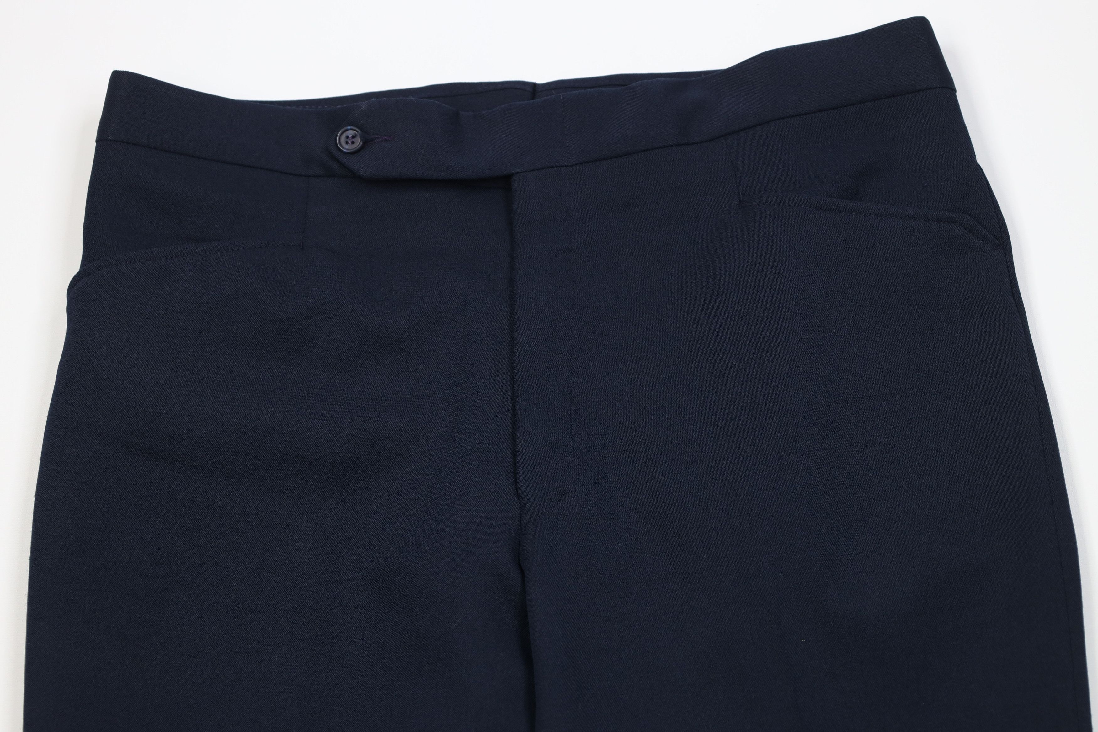Vintage Vintage 70s Streetwear Wide Leg Chino Pants Navy Blue USA Size US 36 / EU 52 - 2 Thumbnail