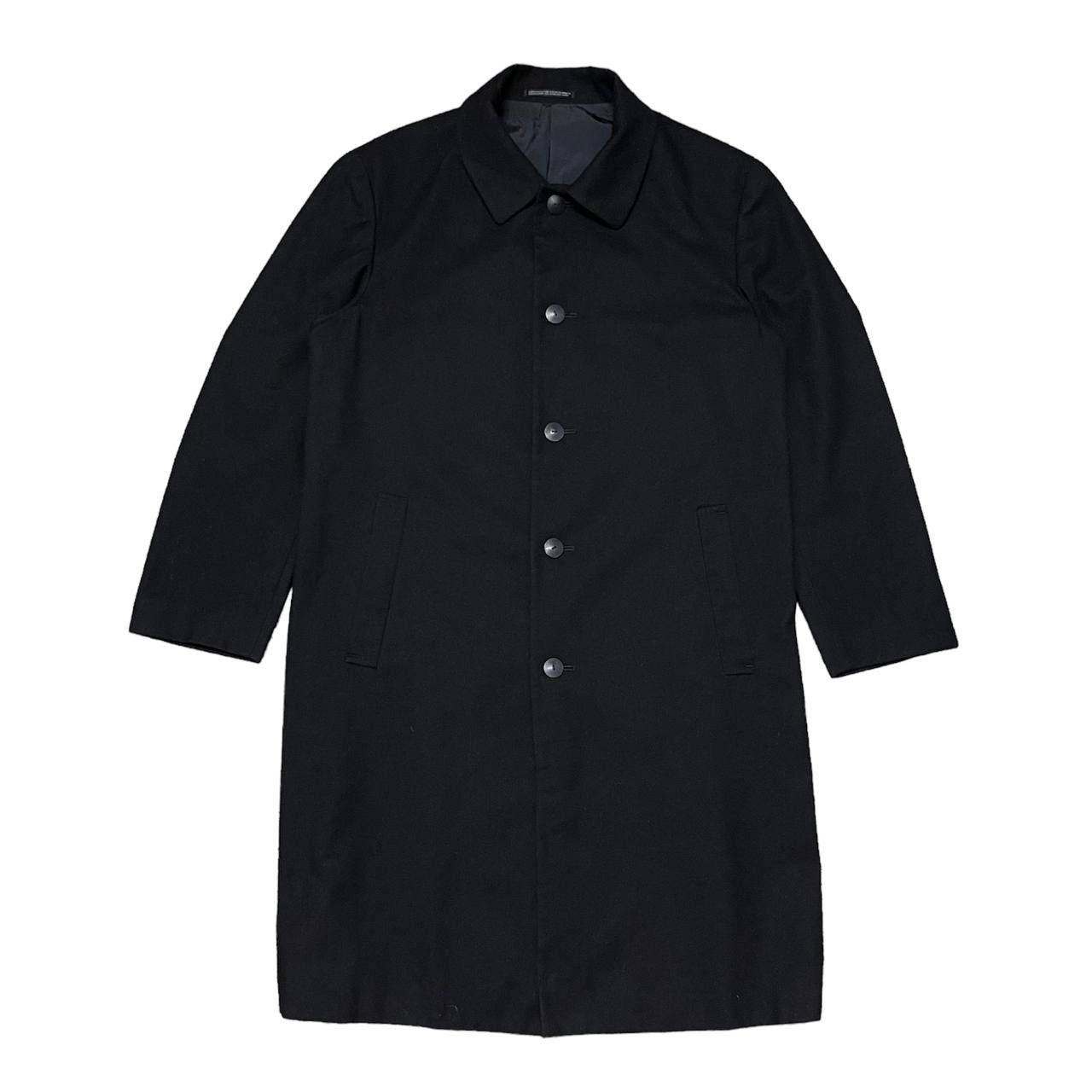 Yohji Yamamoto AW02 YYPH Yohji Yamamoto Pour Homme Wool Overcoat Size US L / EU 52-54 / 3 - 2 Thumbnail
