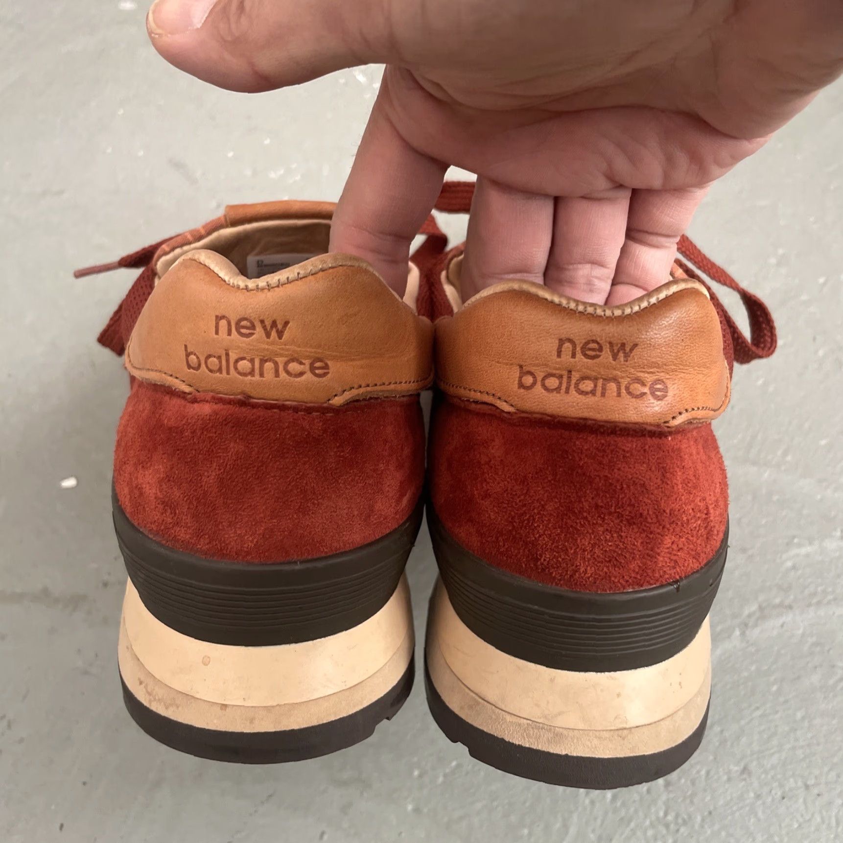 New Balance New Balance 995 Baseball Leather Made In USA Size 13 Brown Mens Sneaker M995BDG Size US 13 / EU 46 - 4 Thumbnail