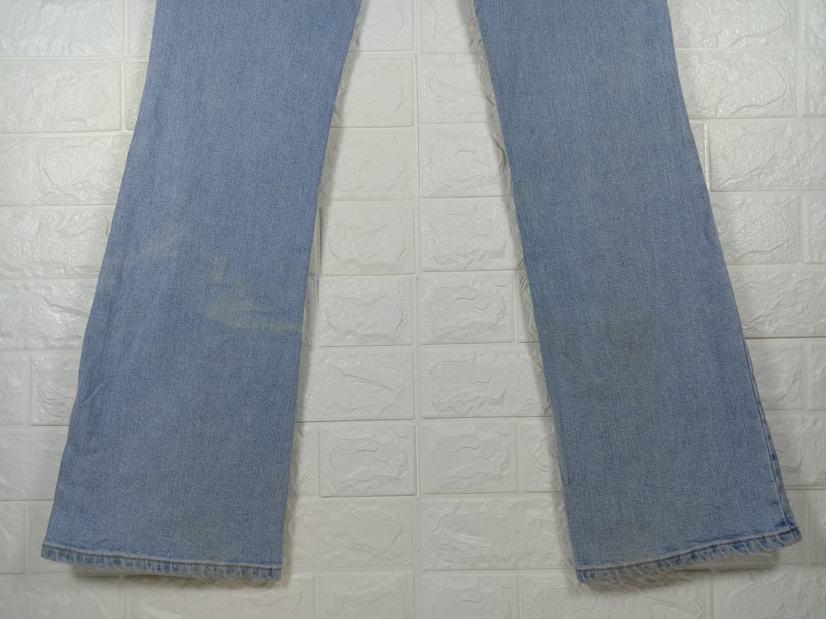 Levi's Vintage Levi's 518 Flare Jeans Light Wash Denim Size 33" - 8 Thumbnail