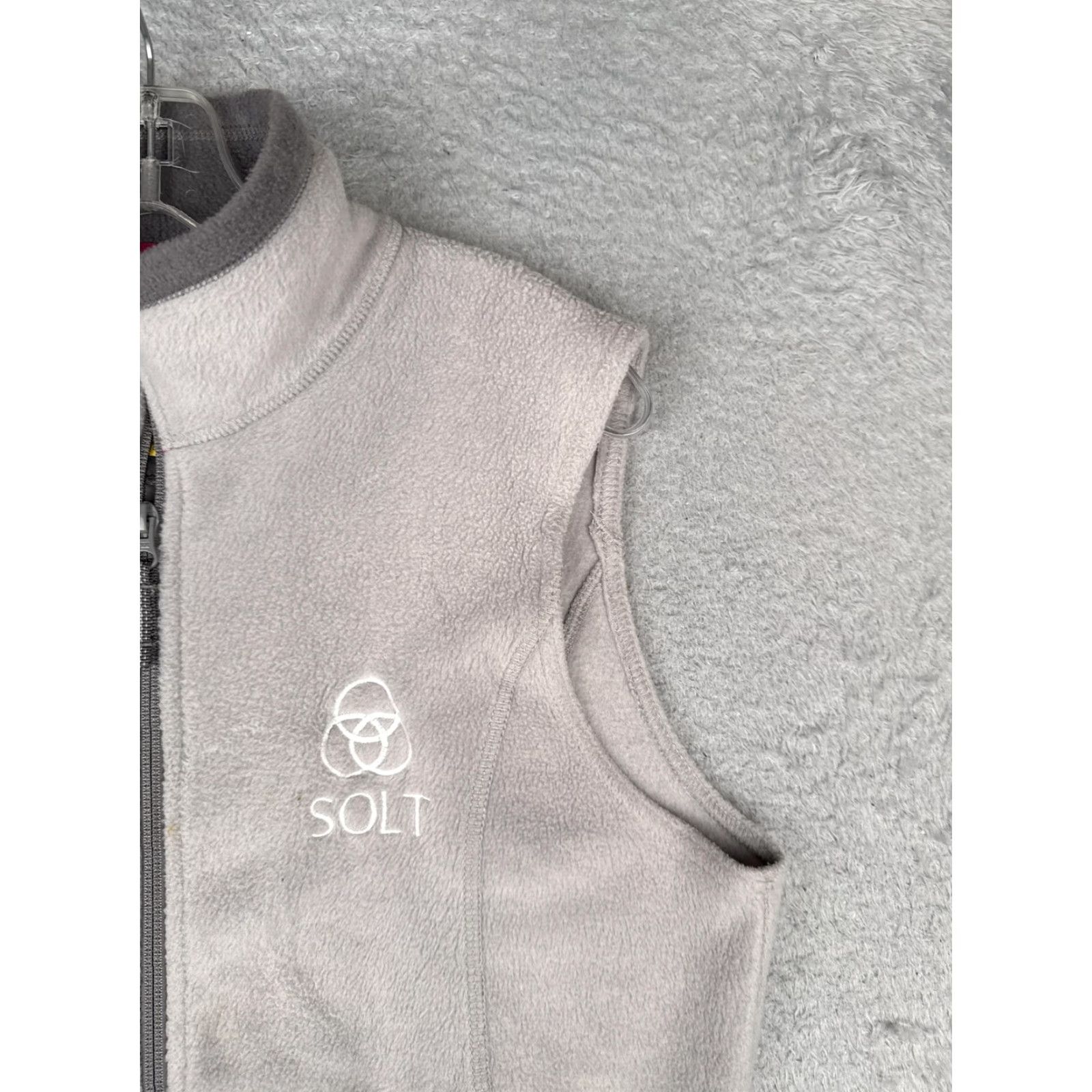 Vintage Cabela's Fleece Vest Womens Medium Gray Full Zip Pockets Outdoor SOLT Hiking Size M / US 6-8 / IT 42-44 - 5 Thumbnail