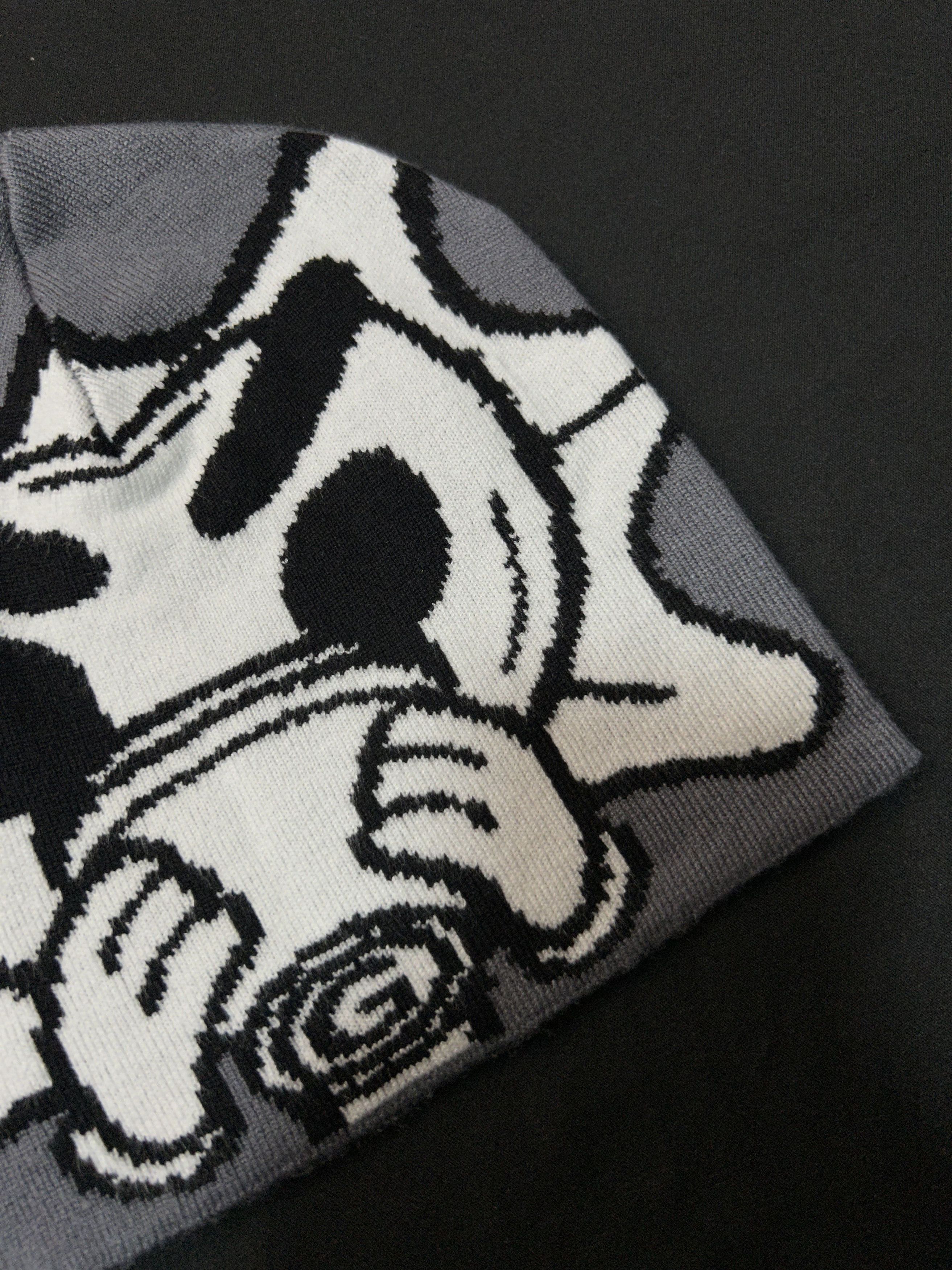 Japanese Brand Deadstock Glo Sun No Cuff Knit Gray Beanie OS Size ONE SIZE - 4 Thumbnail