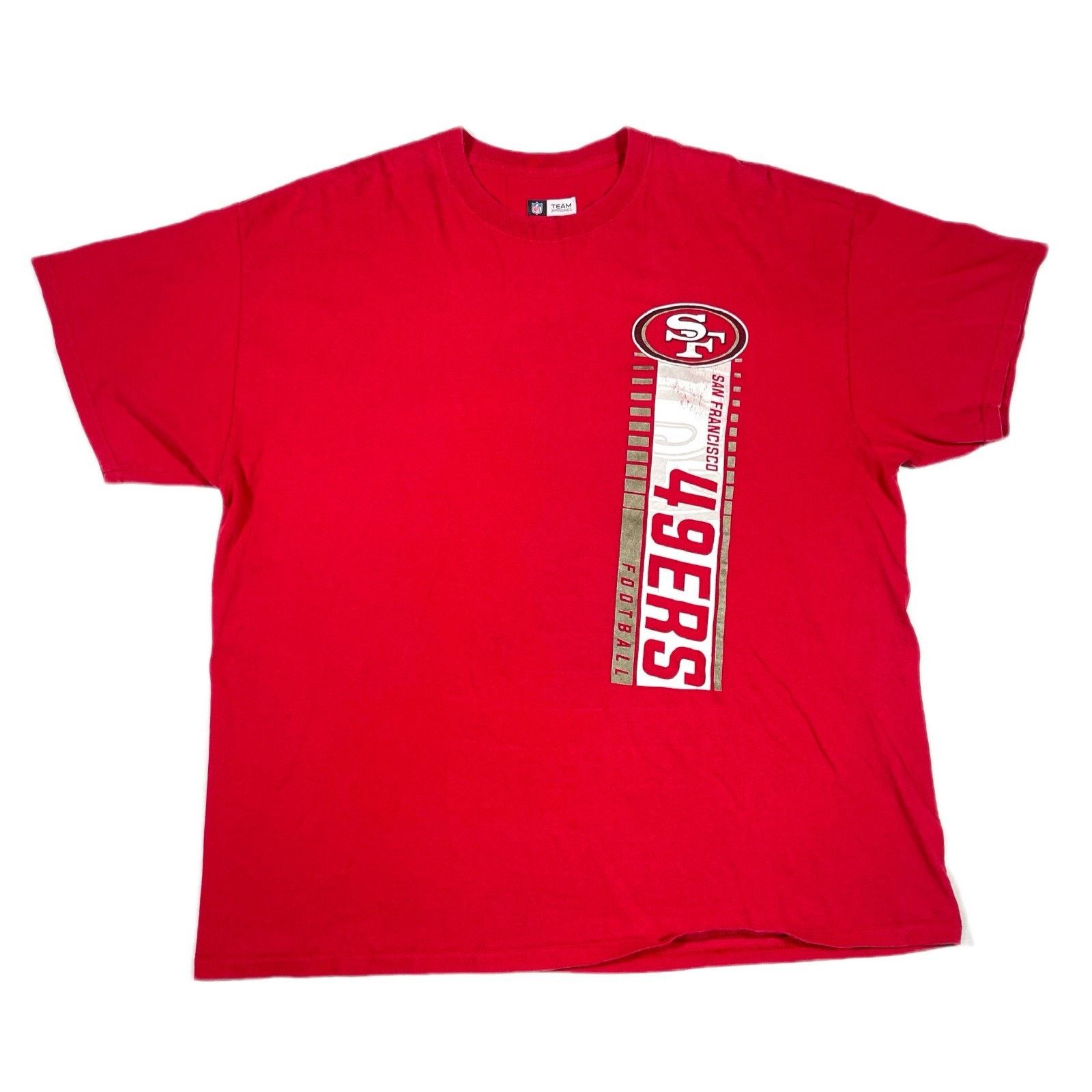 NFL NFL Team Apparel SF 49ers Sideways Banner Red Tee size XL Size US XL / EU 56 / 4 - 1 Thumbnail