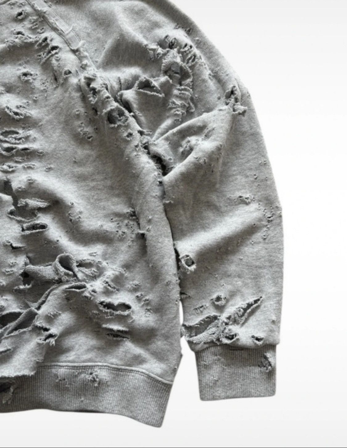 Saint Laurent Paris Saint Laurent SS13 Distressed Crewneck by Hedi Slimane Size US S / EU 44-46 / 1 - 6 Thumbnail