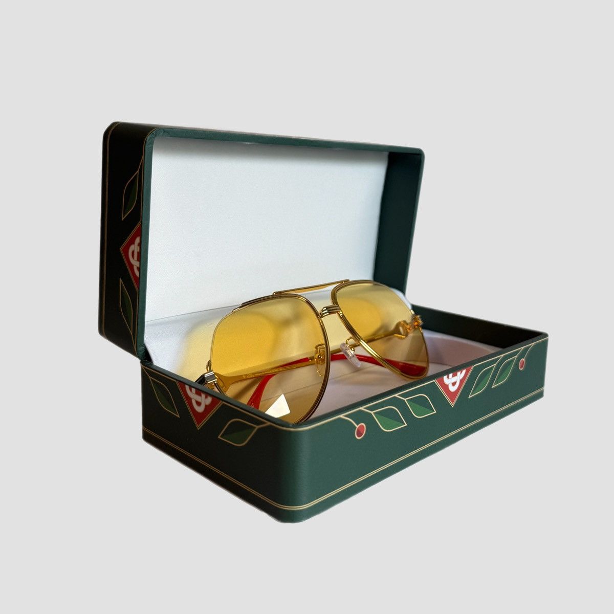 Casablanca Casablanca Stainless Steel Aviator Sunglasses Size ONE SIZE - 3 Thumbnail