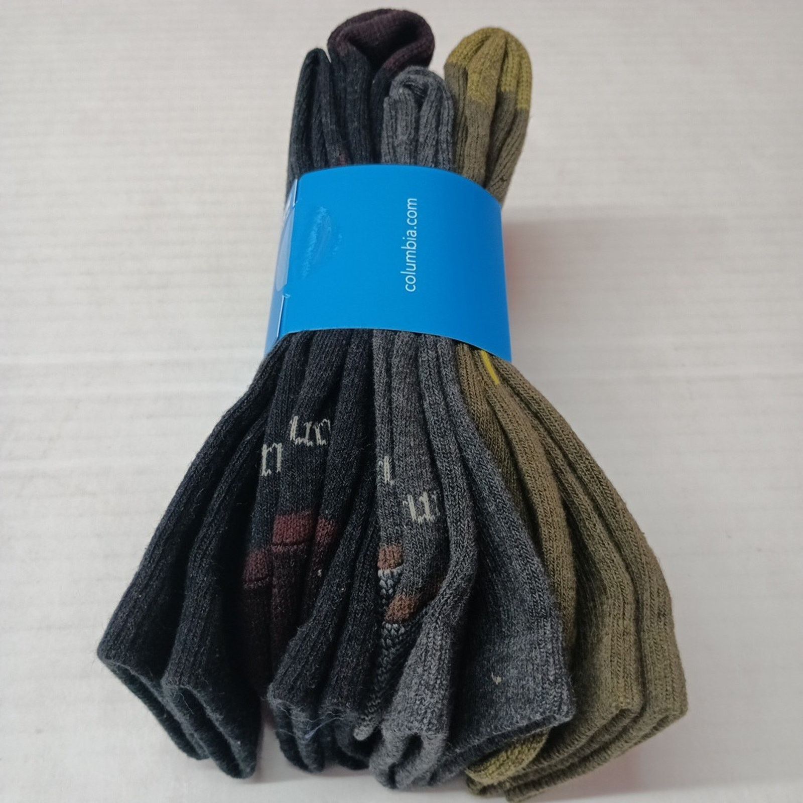 Columbia Columbia Multi Colored Crew Socks 4 Pairs Men's Size 6-12 Size ONE SIZE - 4 Thumbnail