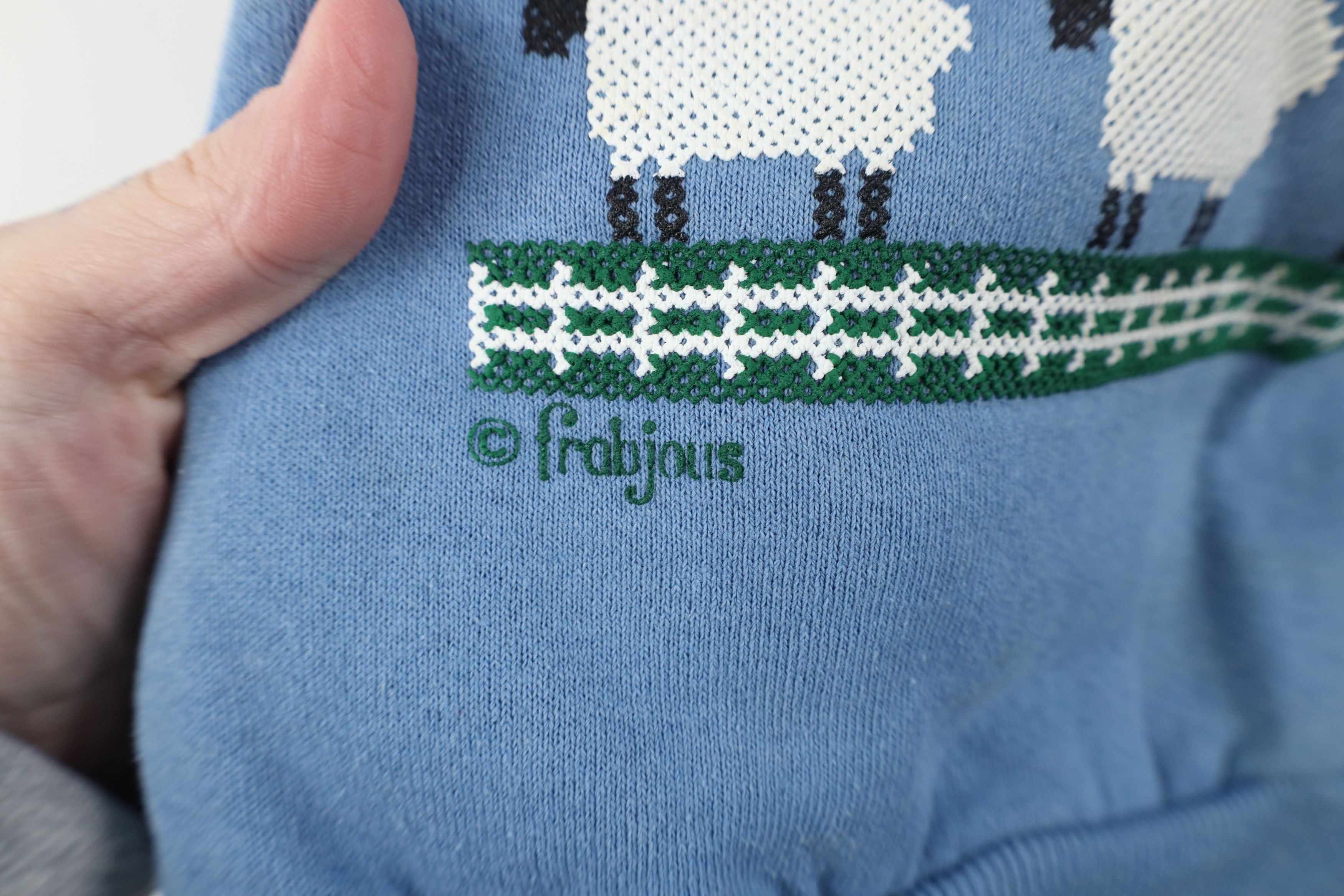Vintage Vintage 90s Streetwear Country Farmhouse Animals Sweatshirt Size L / US 10 / IT 46 - 5 Thumbnail