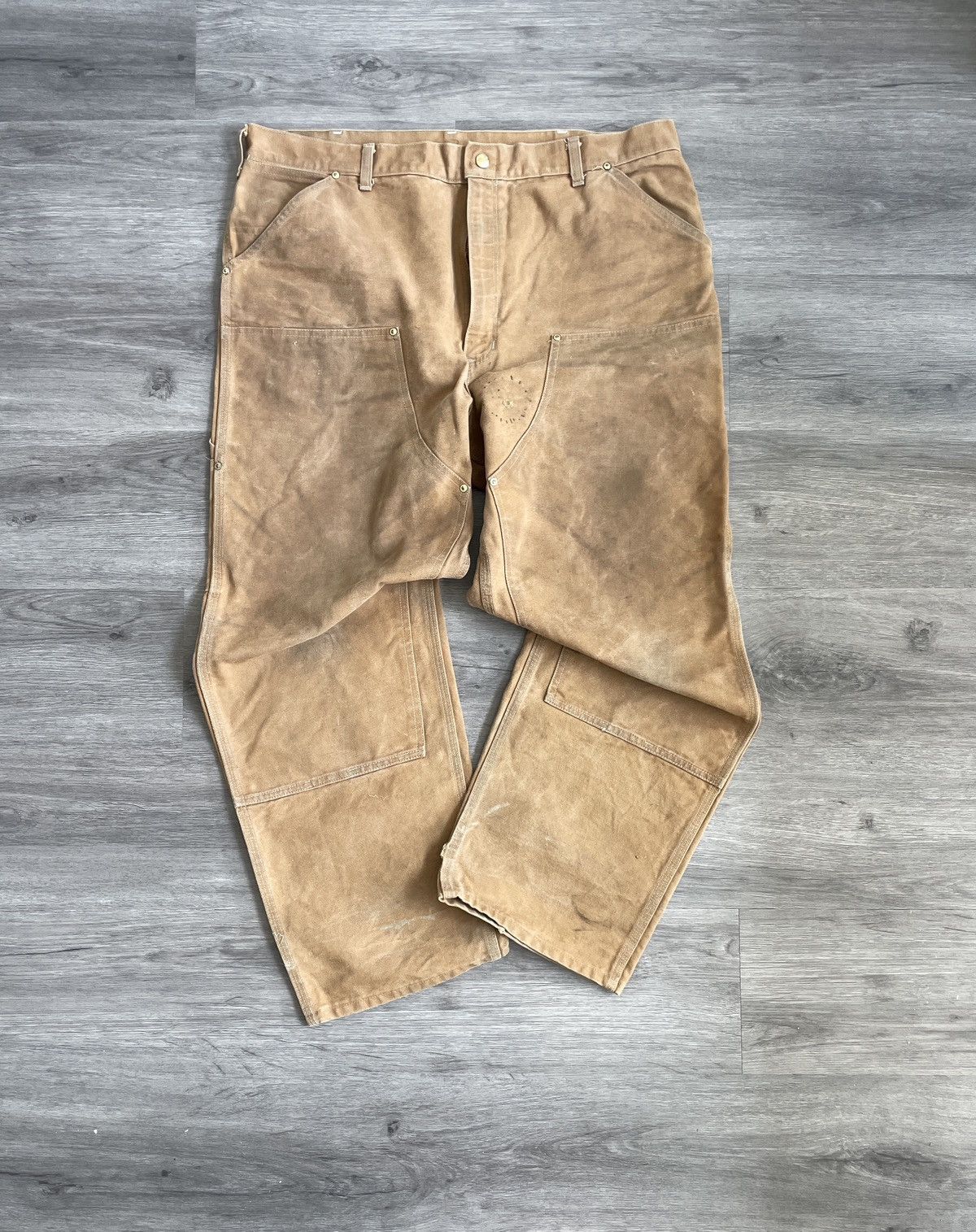 Vintage Vintage Carhartt Double-Knee “Relaxed Fit” Denim(Sz.40 x 32) Size US 40 / EU 56 - 1 Thumbnail
