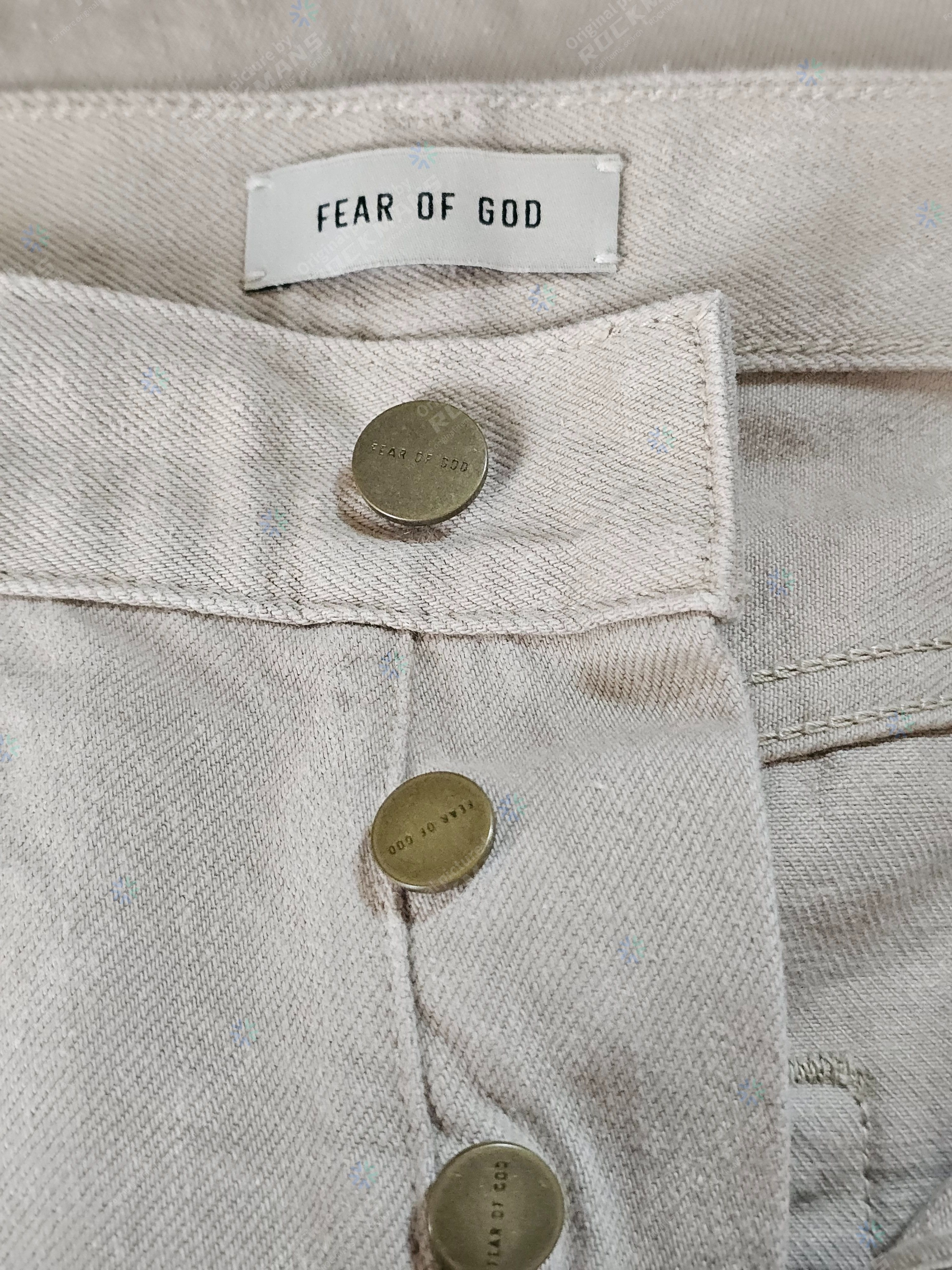 Fear of God Fear of God Straight 5-Pocket Jeans in Washed Dune Size 30 Size US 30 / EU 46 - 5 Thumbnail