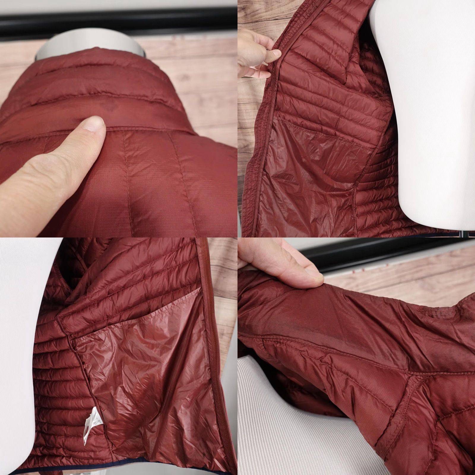 Brooks Brothers Brooks Brothers Red Fleece Men's 2XL Lightweight Burgundy Down Puffer Jacket Size US XXL / EU 58 / 5 - 8 Thumbnail