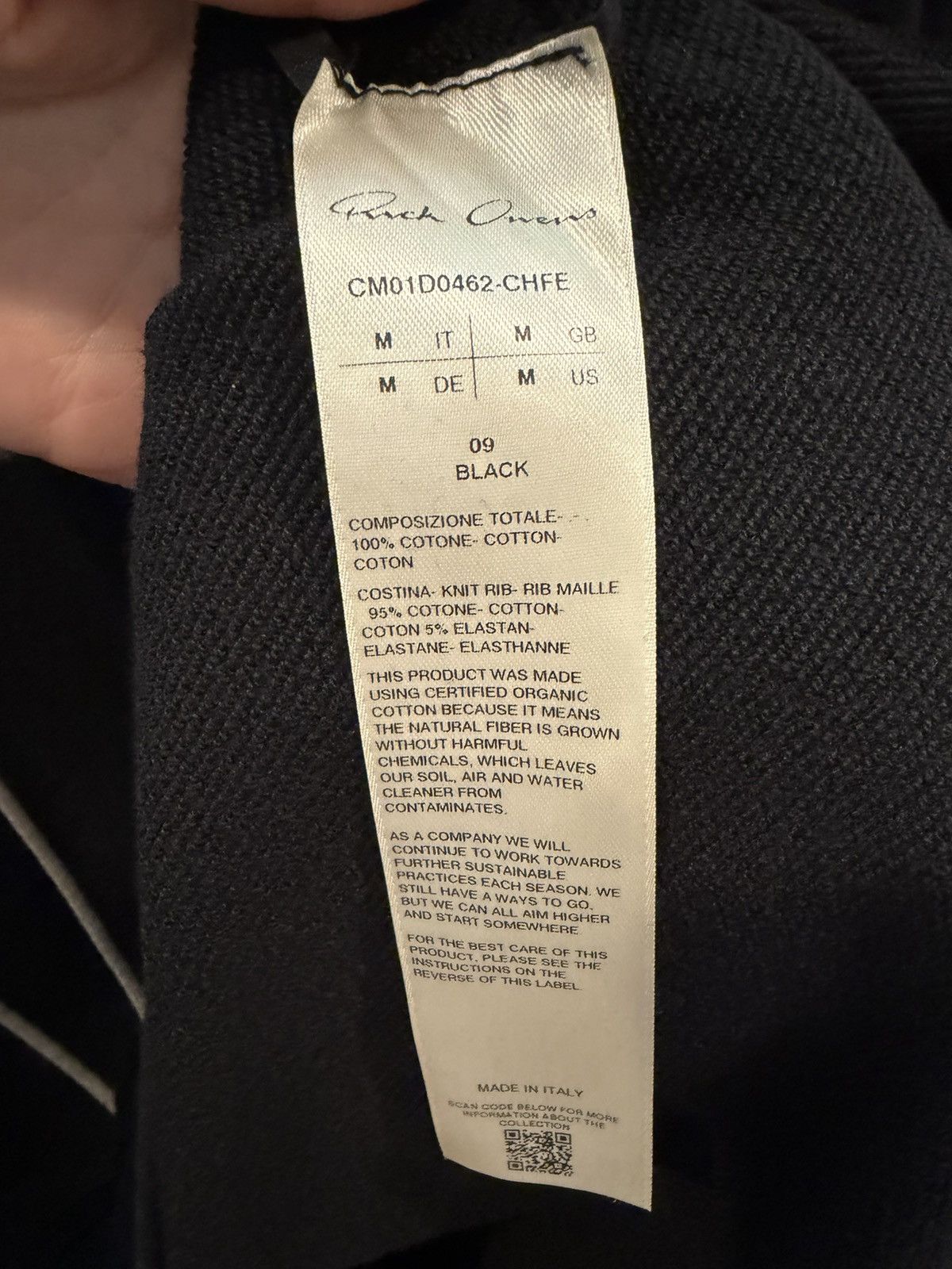 Champion × Rick Owens Rick Owens x Champion Jumbo Sweat Black Size US M / EU 48-50 / 2 - 5 Thumbnail