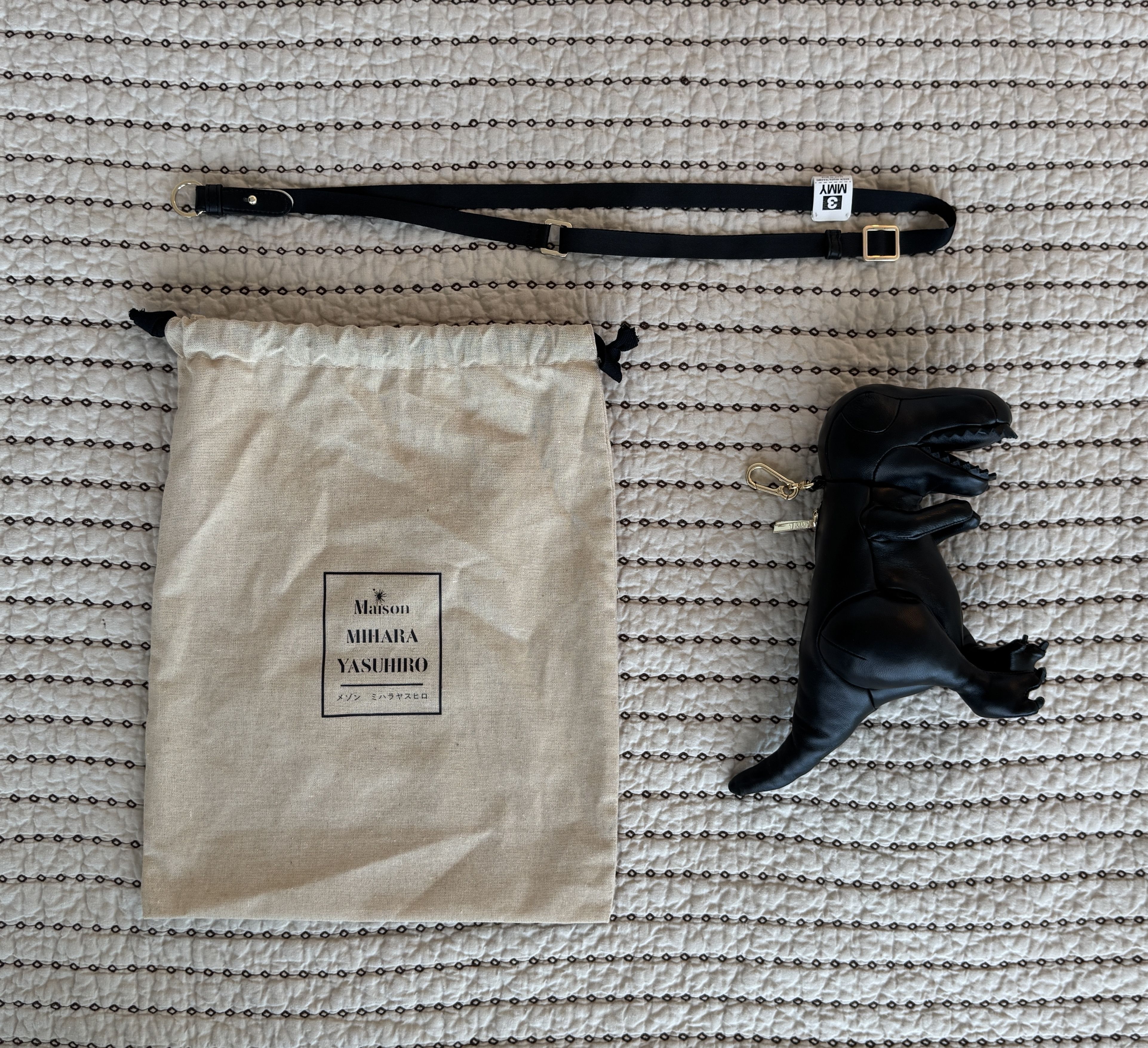 Maison MIHARA YASUHIRO MIHARAYASURHIRO MMY DOLLS COLLECTION T-REX MINI BAG BLACK Size ONE SIZE - 5 Thumbnail