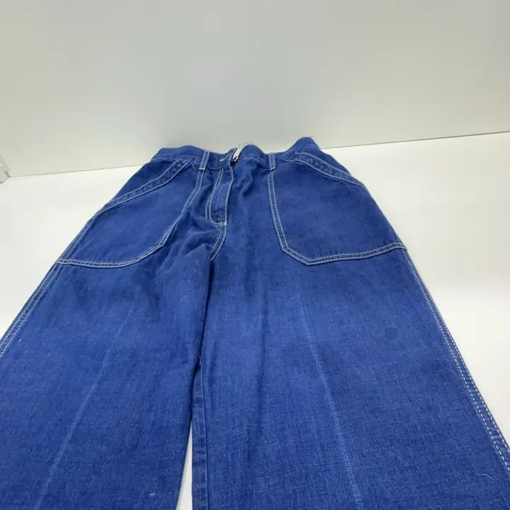 Gucci Gucci Canvas Cuffed Straight-Leg Jeans for Women-2507 Size 26" / US 2 / IT 38 - 3 Thumbnail