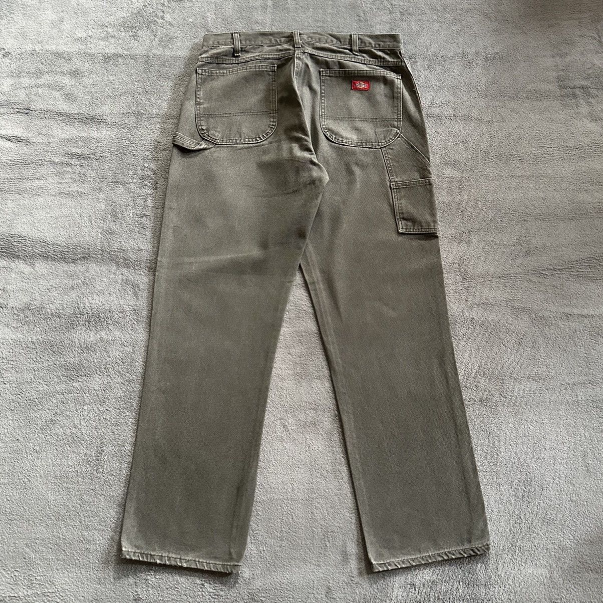 Carhartt × Dickies (36x33) Crazy Vintage Y2K Faded Dickies Carpenter Pants Moss Size US 36 / EU 52 - 14 Thumbnail