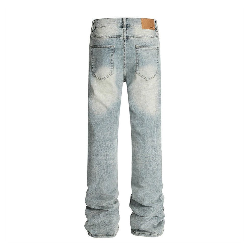 Vintage Men's vintage distressed cleanfit punk washed straight jeans Size US 32 / EU 48 - 2 Thumbnail