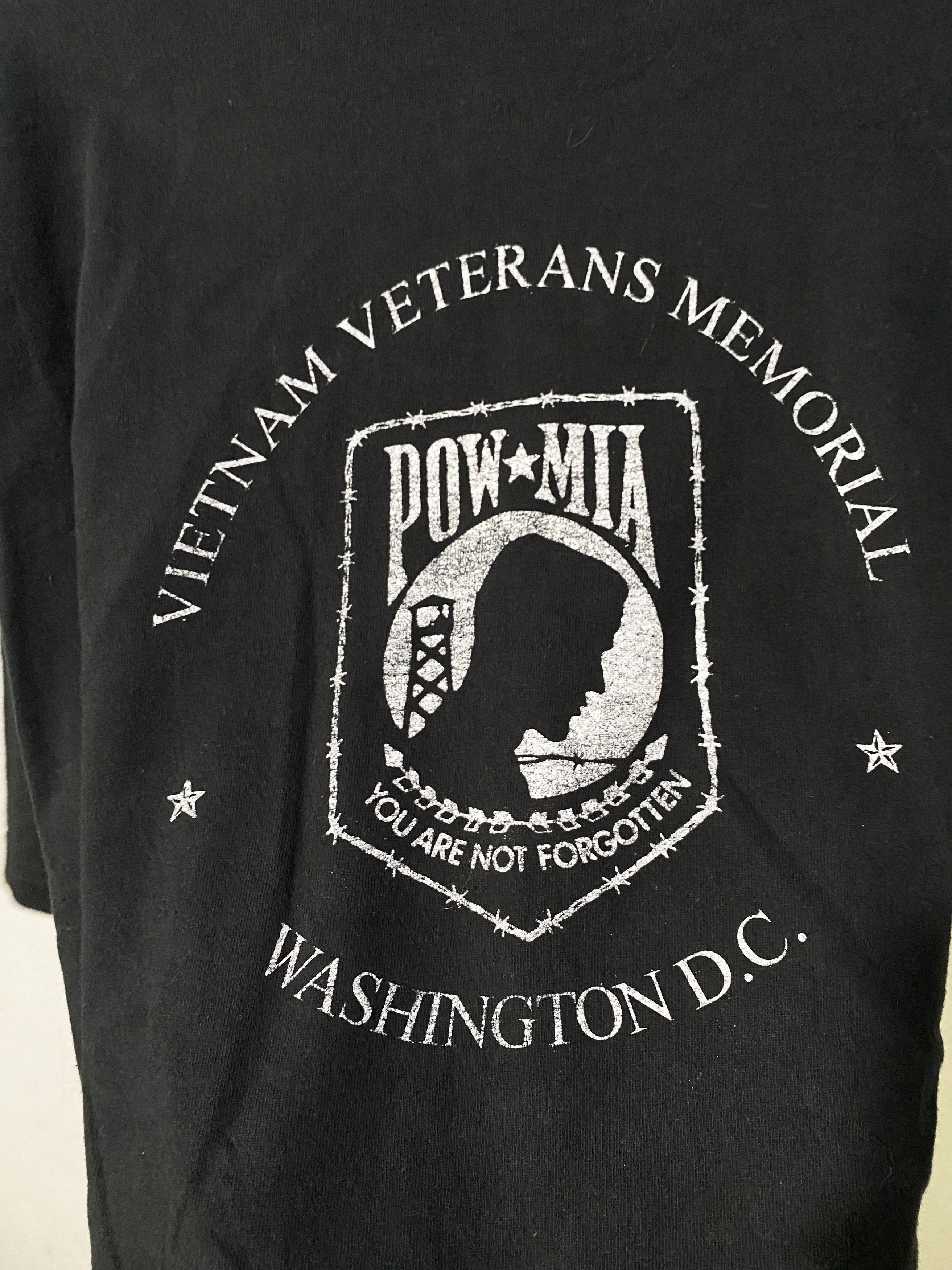 Vintage Vintage 90s Vietnam Veterans Memorial Shirt Size US XXL / EU 58 / 5 - 4 Thumbnail