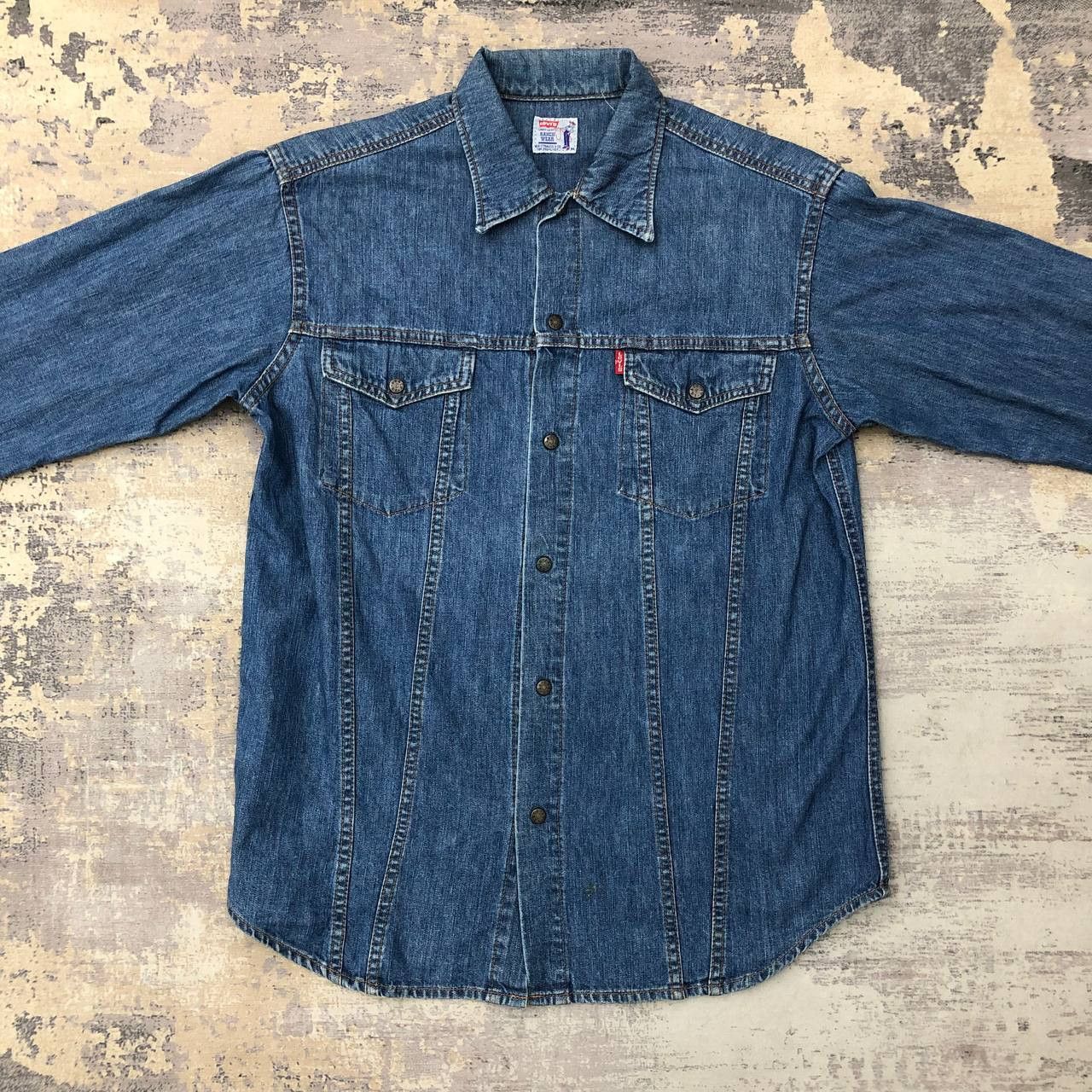 Levi's T297 LAD LEVI'S RANCH WEAR DENIM SHIRTS Size M / US 6-8 / IT 42-44 - 4 Thumbnail