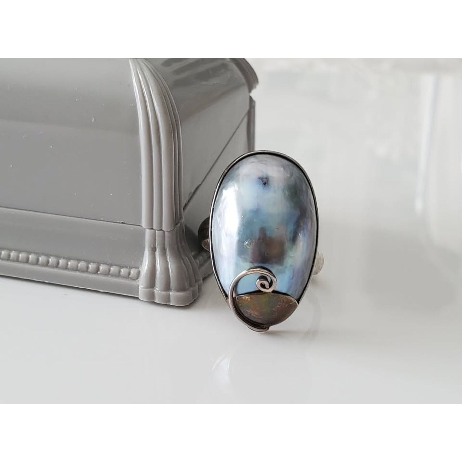 Other Sterling Silver FIFIROSE Nautilus Shell Ring Size ONE SIZE - 1 Thumbnail