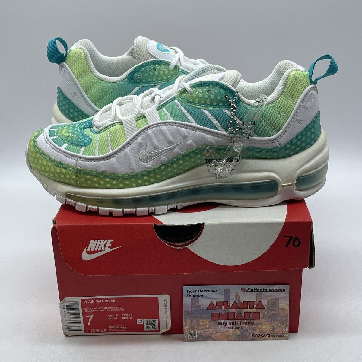 Wmns air max 98 bubble pack