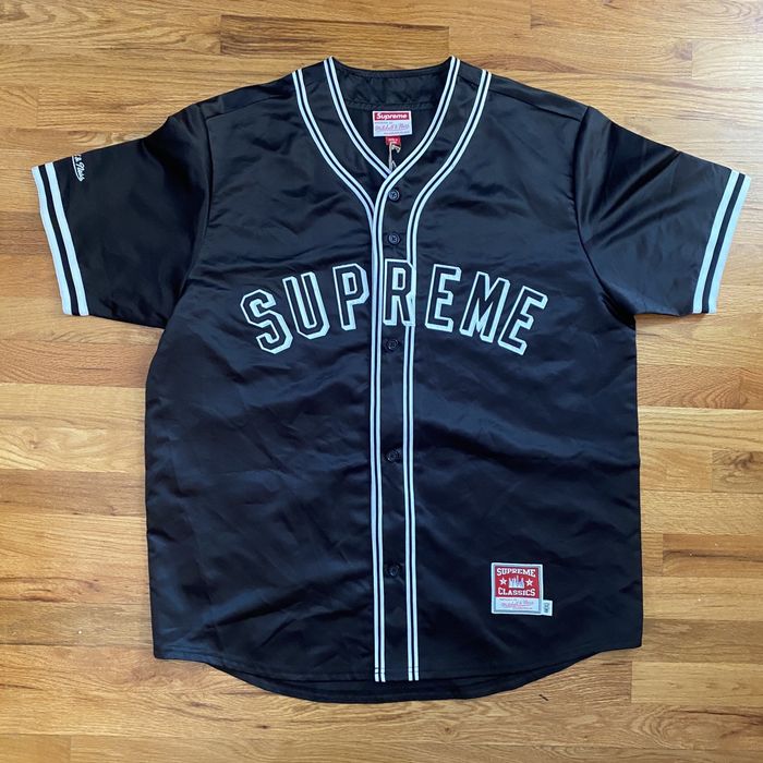 Black sales supreme jersey