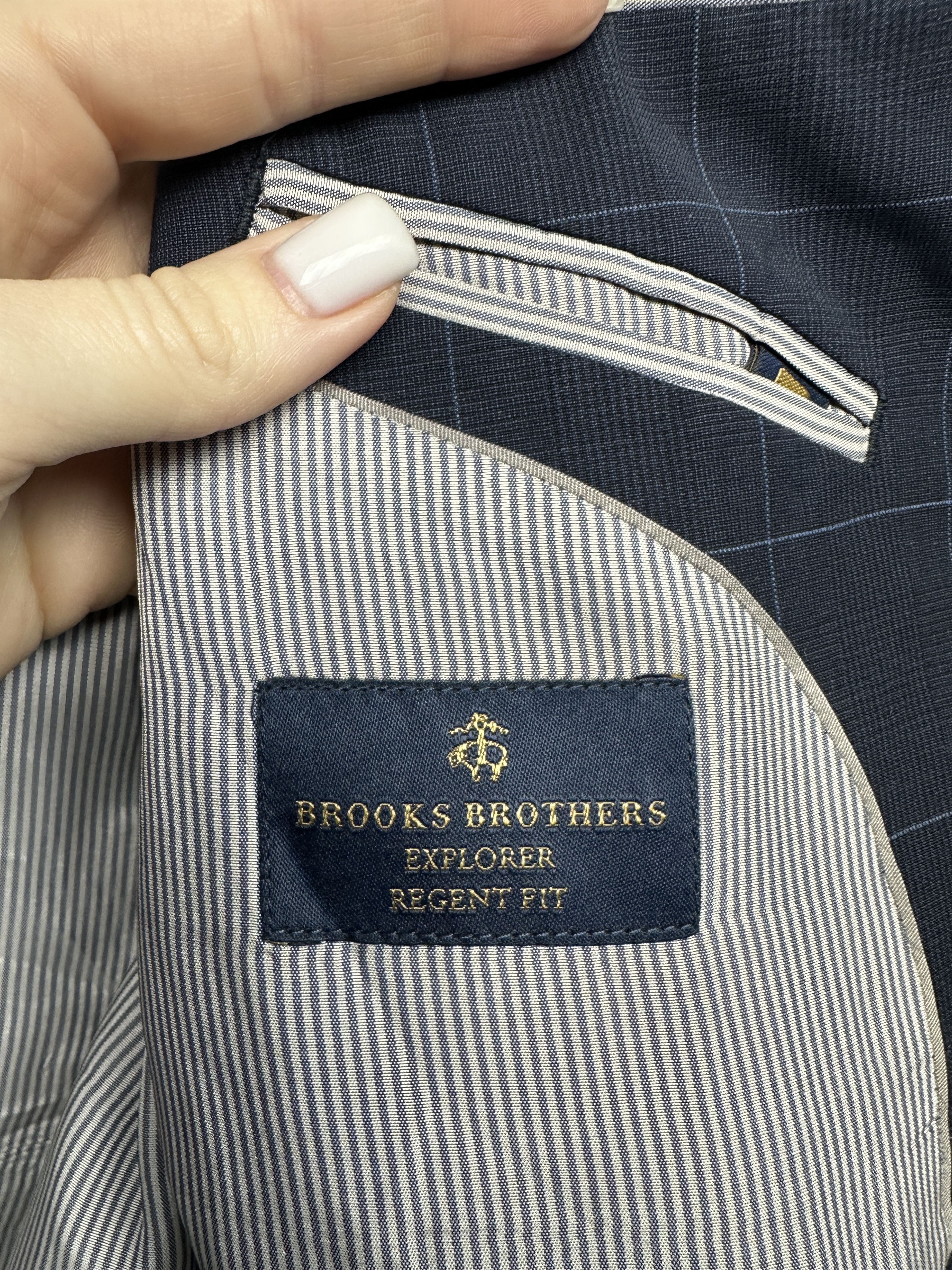 Brooks Brothers Brooks Brothers Mens Wool Blazer Jacket Size 52 Size US L / EU 52-54 / 3 - 4 Thumbnail