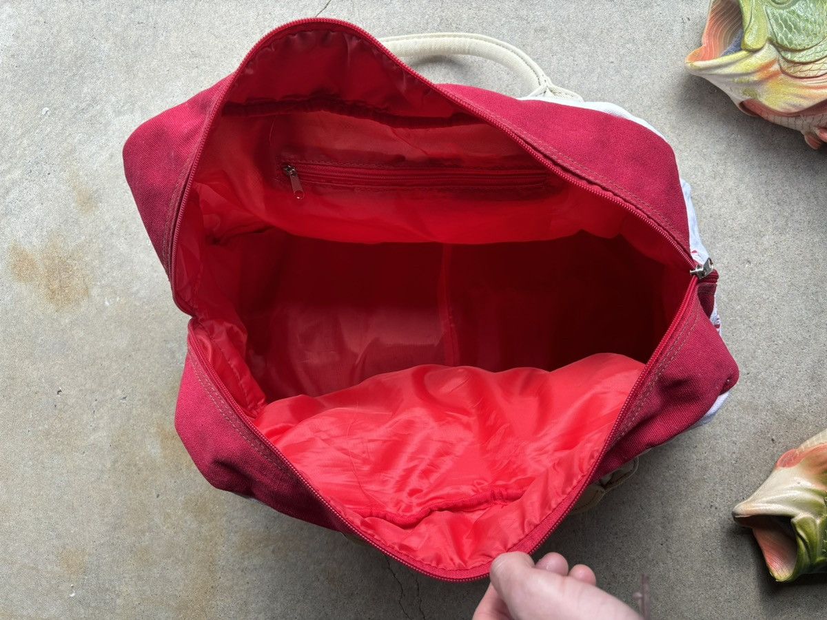 True Religion Crazy True Religion Faded Red And White Distressed Purse Size ONE SIZE - 5 Thumbnail
