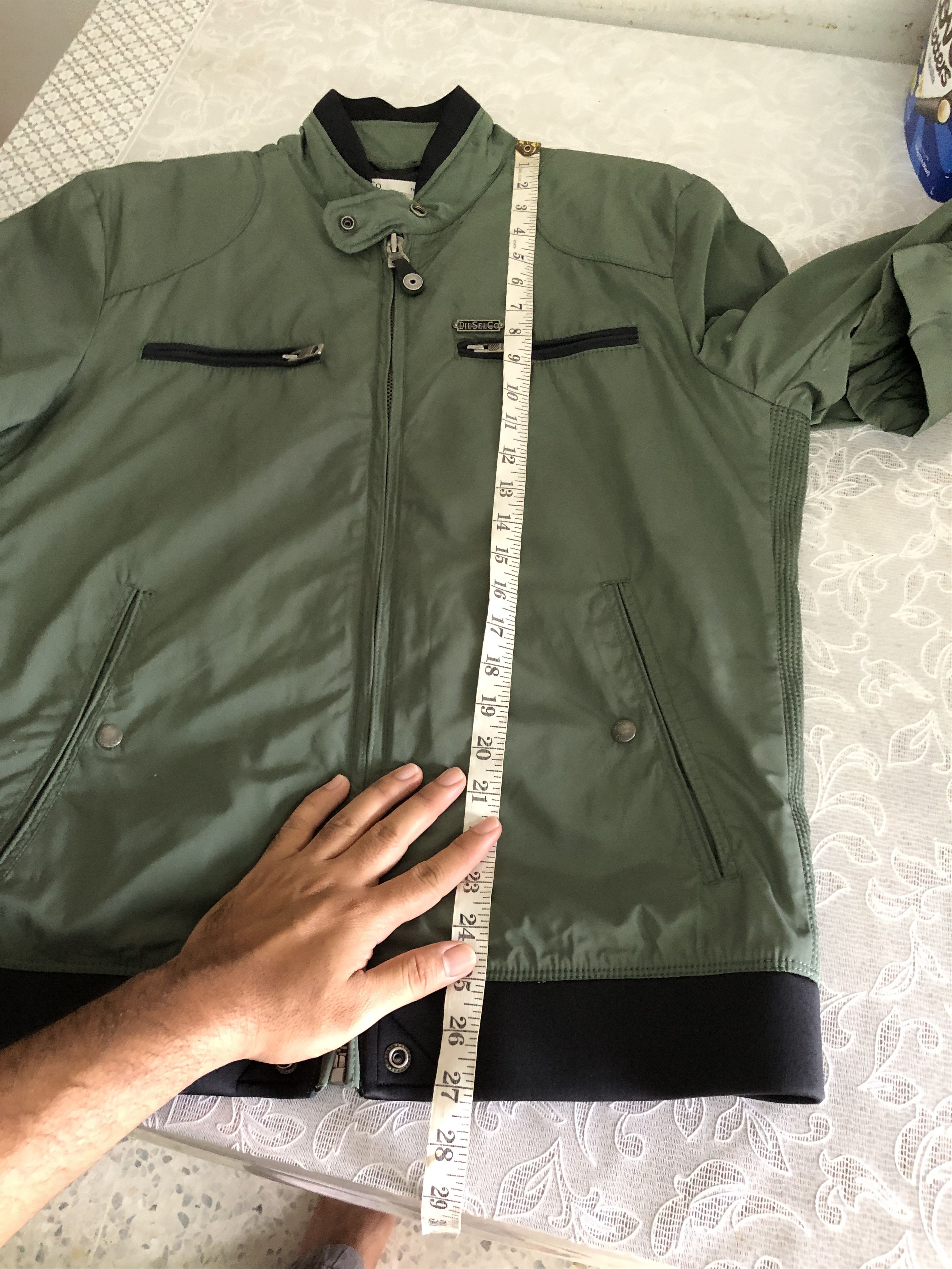 Diesel Nice❗️Diesel light Riding Jacket in Green Nylon Size US XL / EU 56 / 4 - 19 Thumbnail