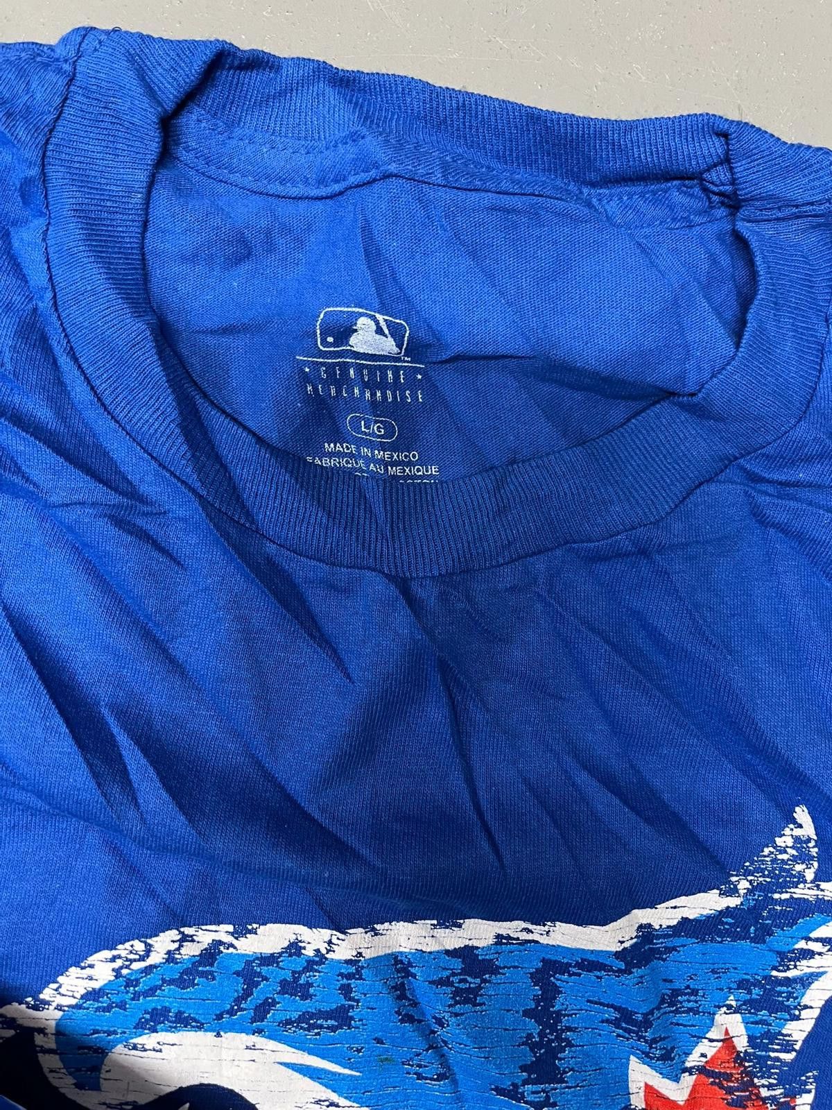 MLB Toronto Blue Jays T-Shirt - Classic Blue with Logo Size US L / EU 52-54 / 3 - 2 Thumbnail