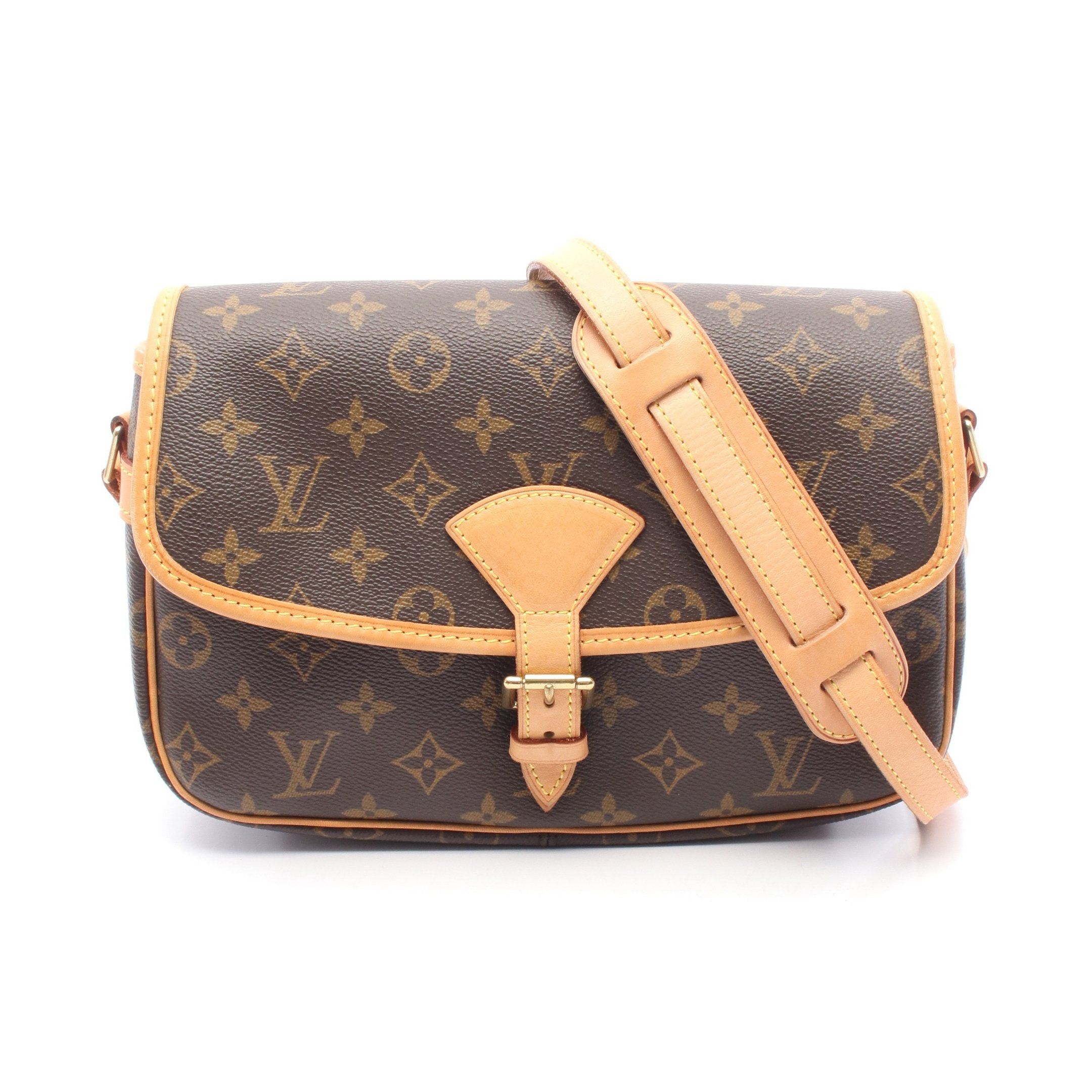 Louis Vuitton Louis Vuitton Sologne Monogram Shoulder Bag Leather Brown Size ONE SIZE - 1 Thumbnail